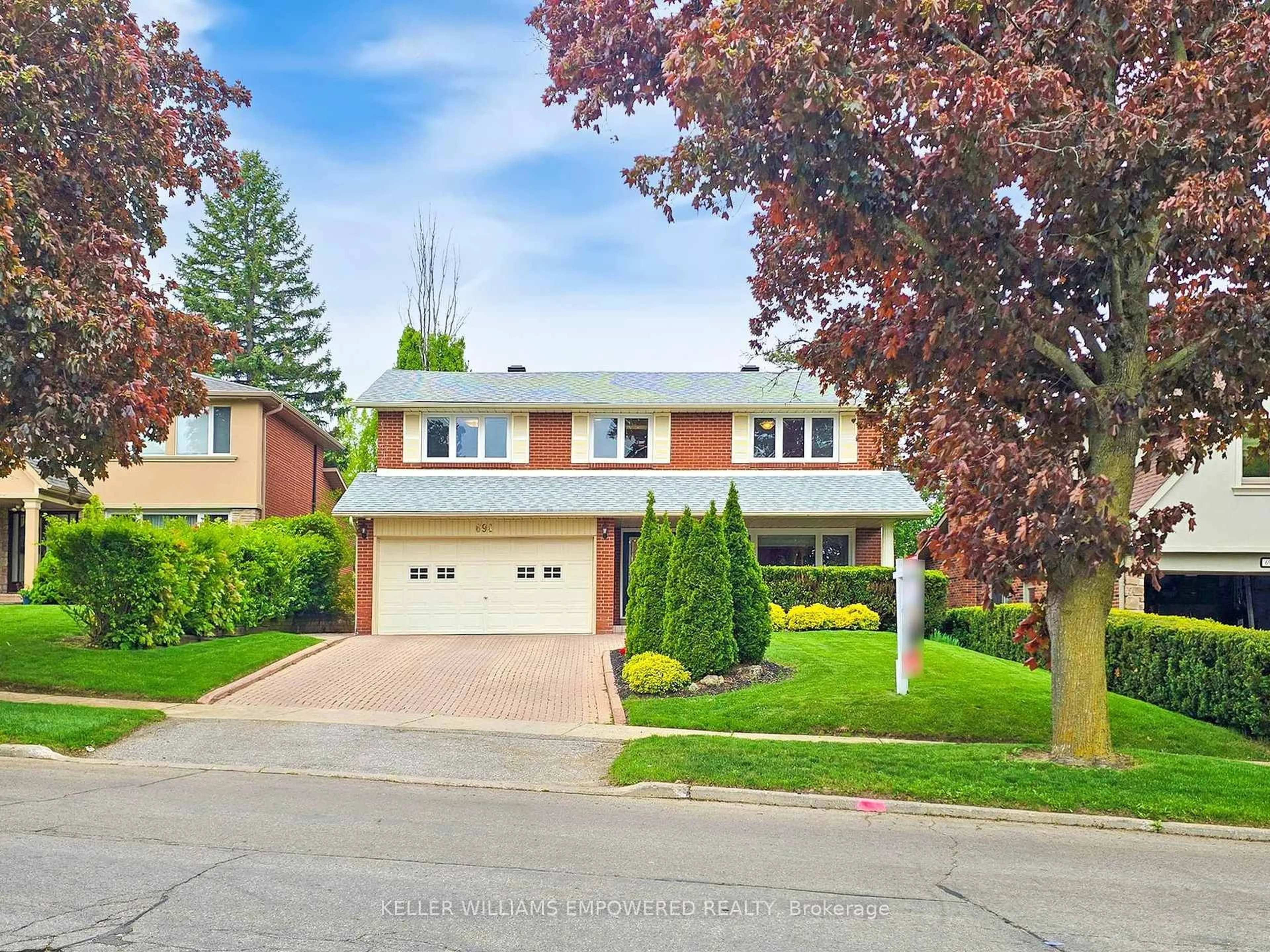 Home with brick exterior material, street for 694 Conacher Dr, Toronto Ontario M2M 3N6