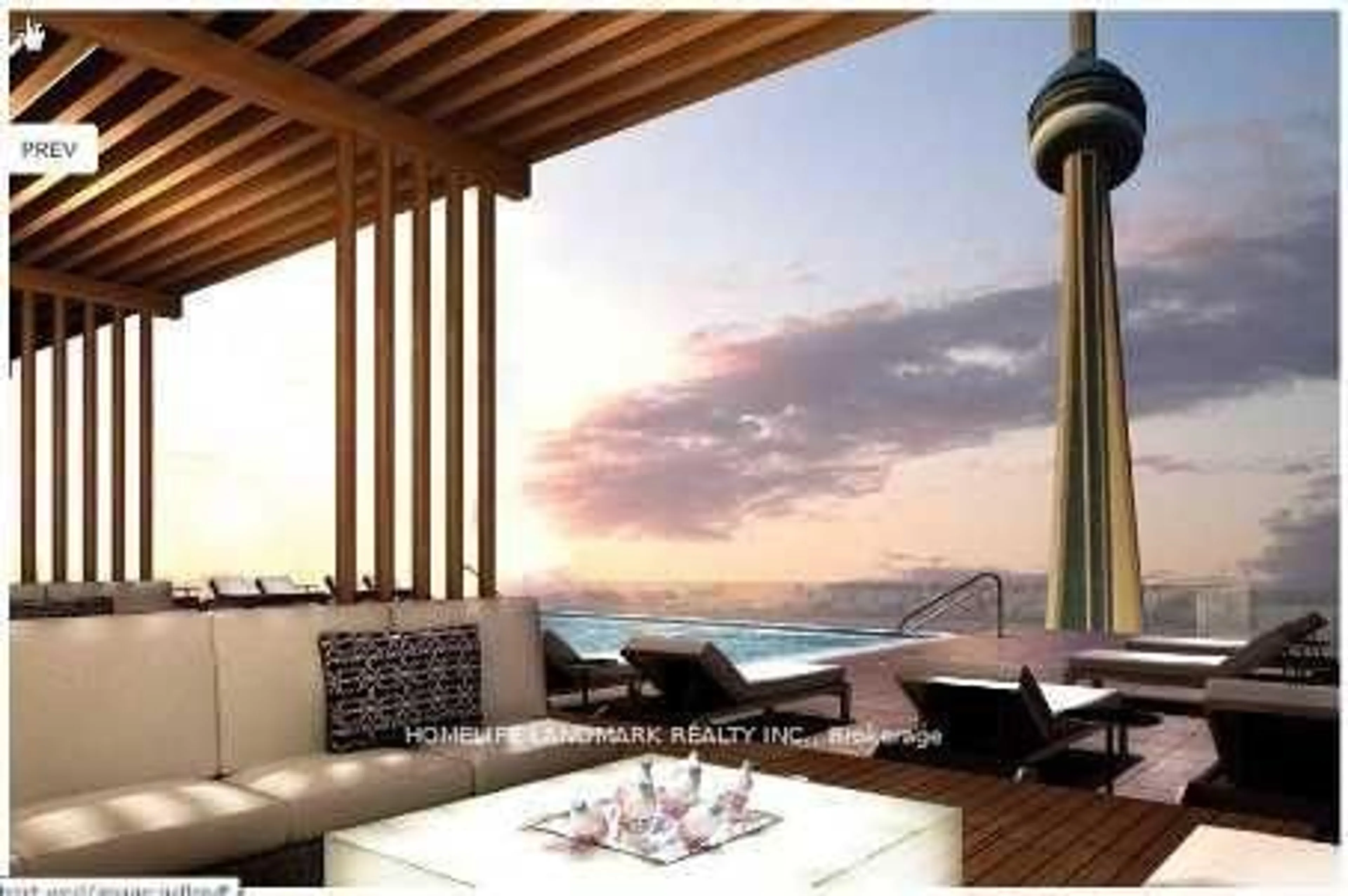 Patio, water/lake/river/ocean view for 300 Front St #1813, Toronto Ontario M5V 0E9