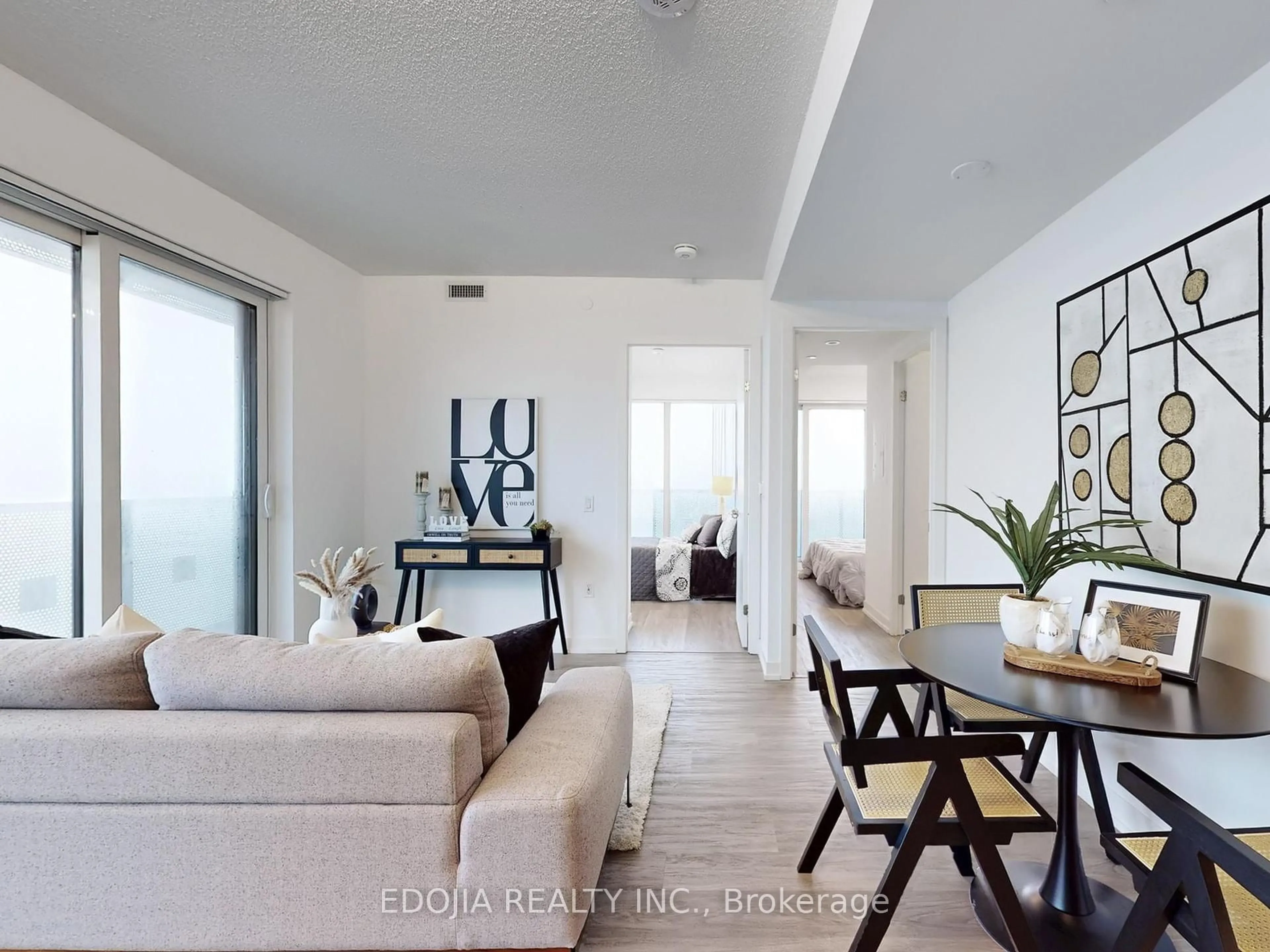 Living room with furniture, unknown for 55 Cooper St #4605, Toronto Ontario M5E 0G1