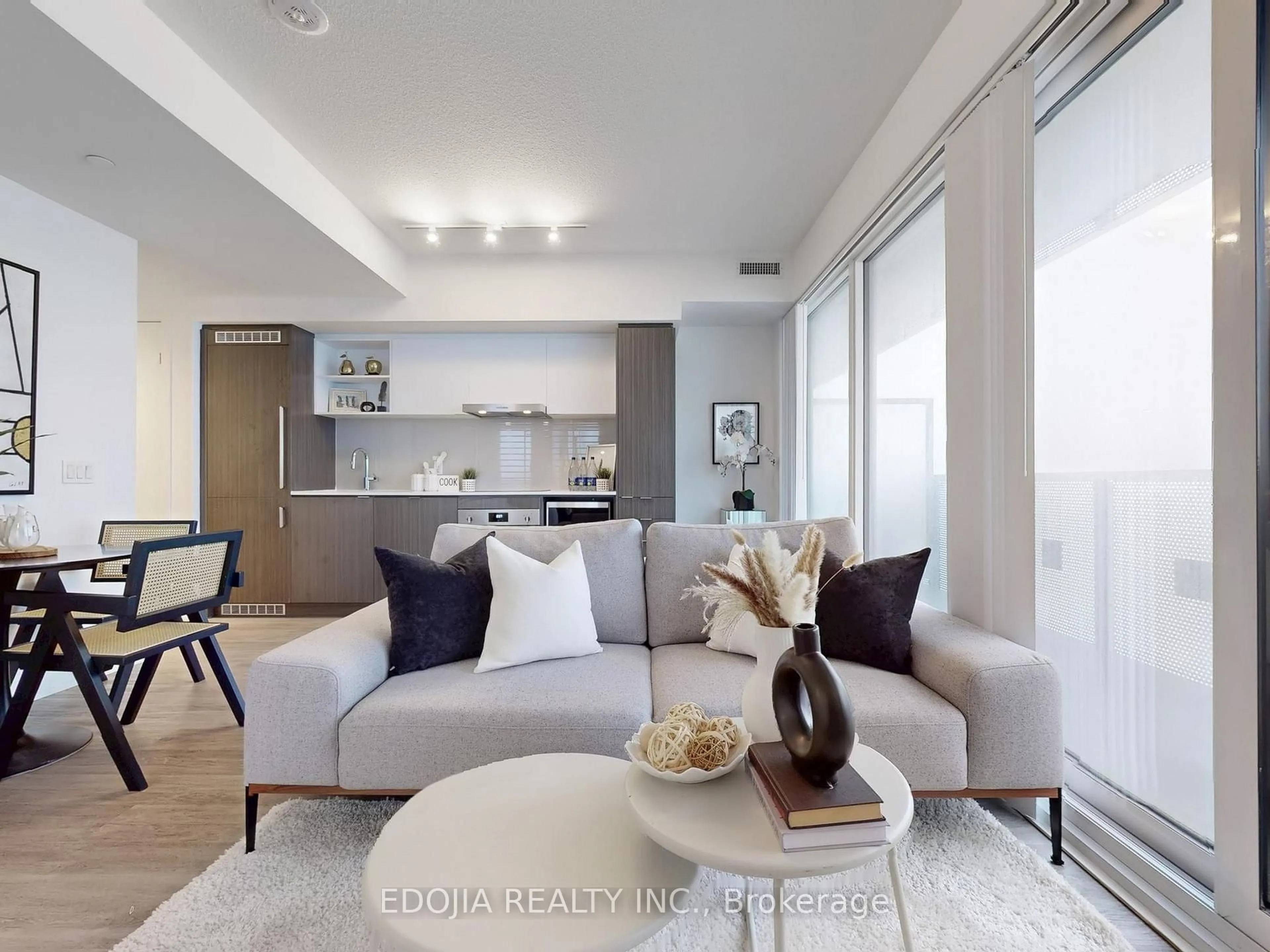 Living room with furniture, unknown for 55 Cooper St #4605, Toronto Ontario M5E 0G1