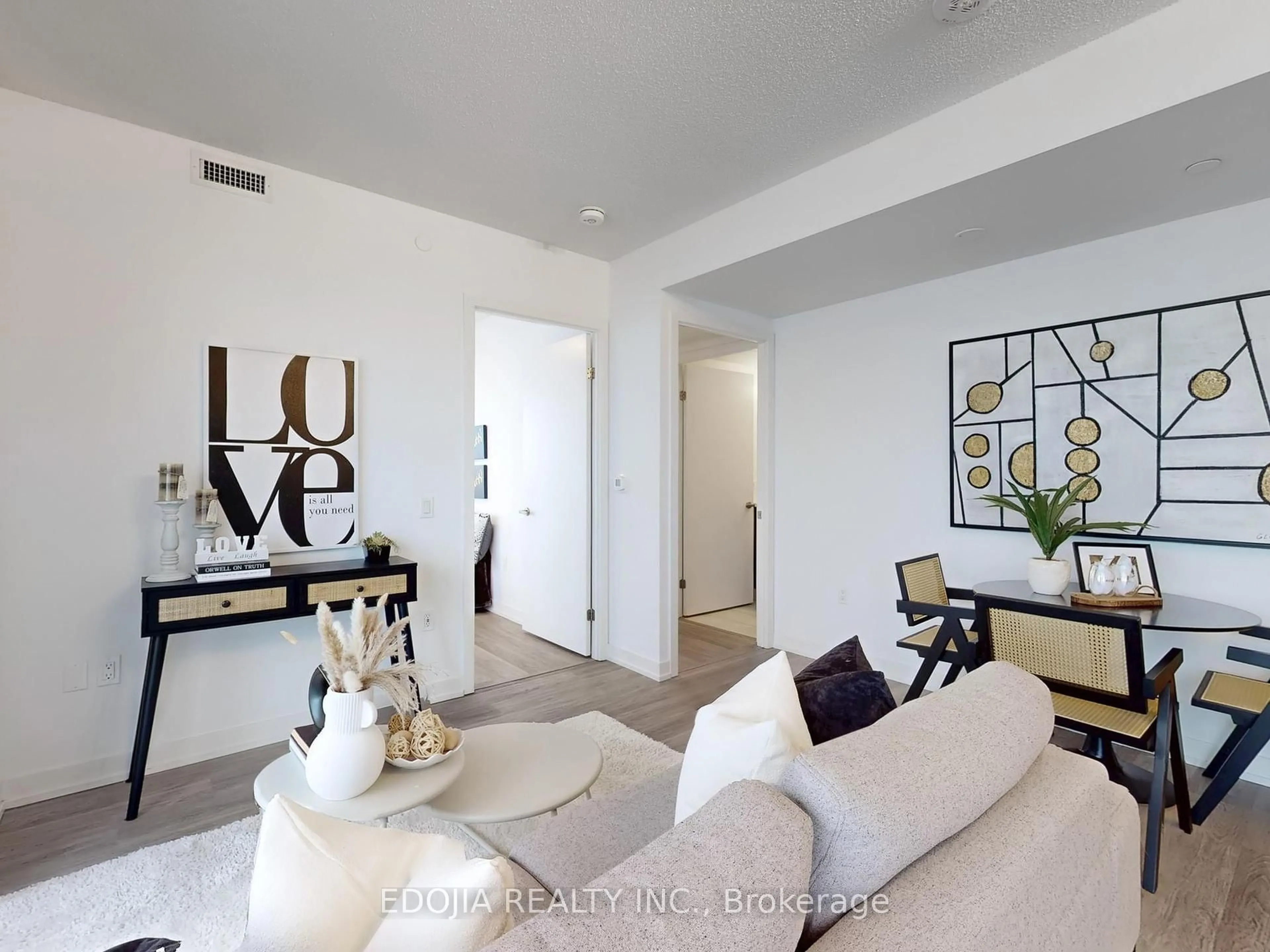 Living room with furniture, unknown for 55 Cooper St #4605, Toronto Ontario M5E 0G1