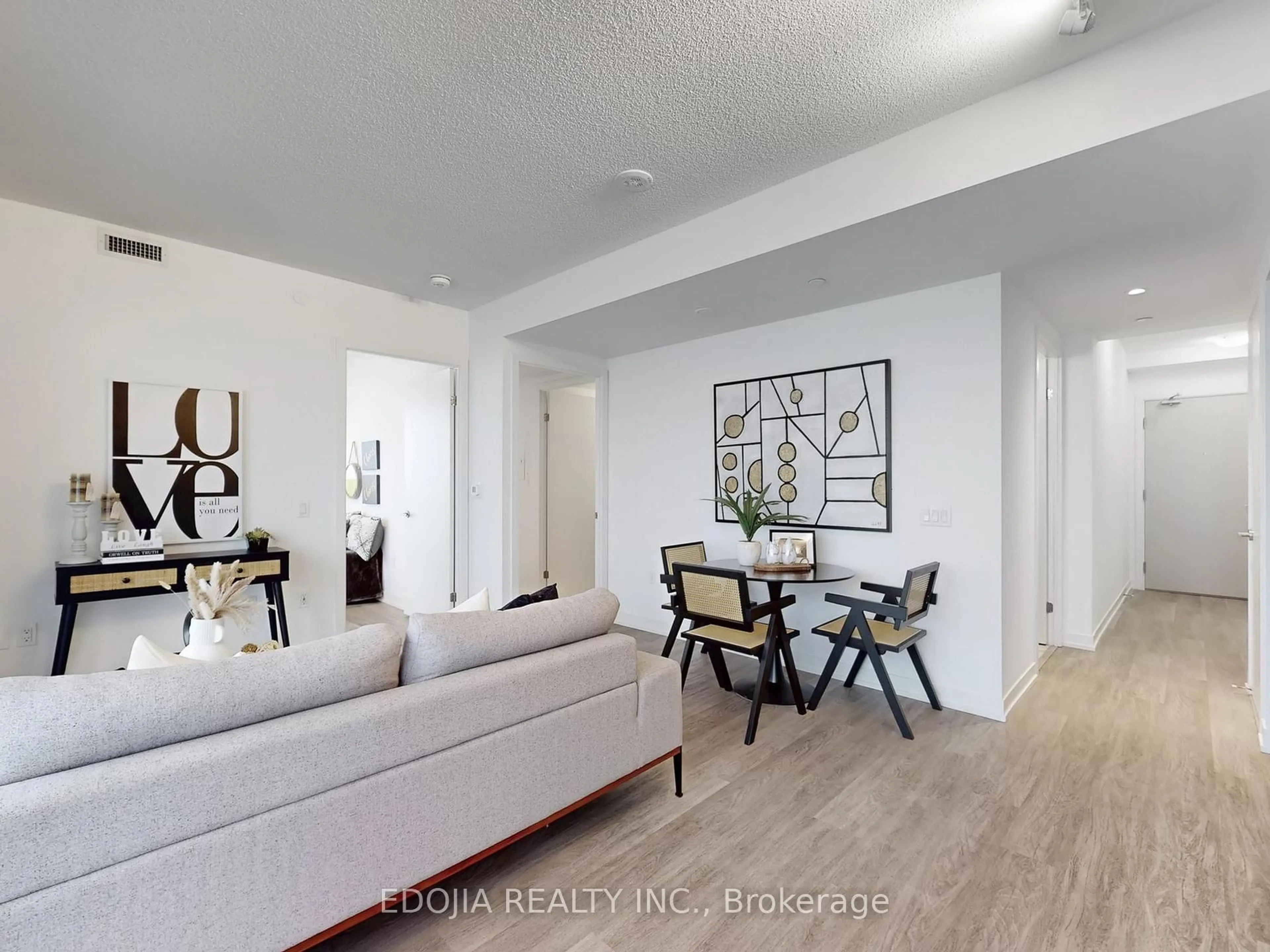 Living room with furniture, unknown for 55 Cooper St #4605, Toronto Ontario M5E 0G1
