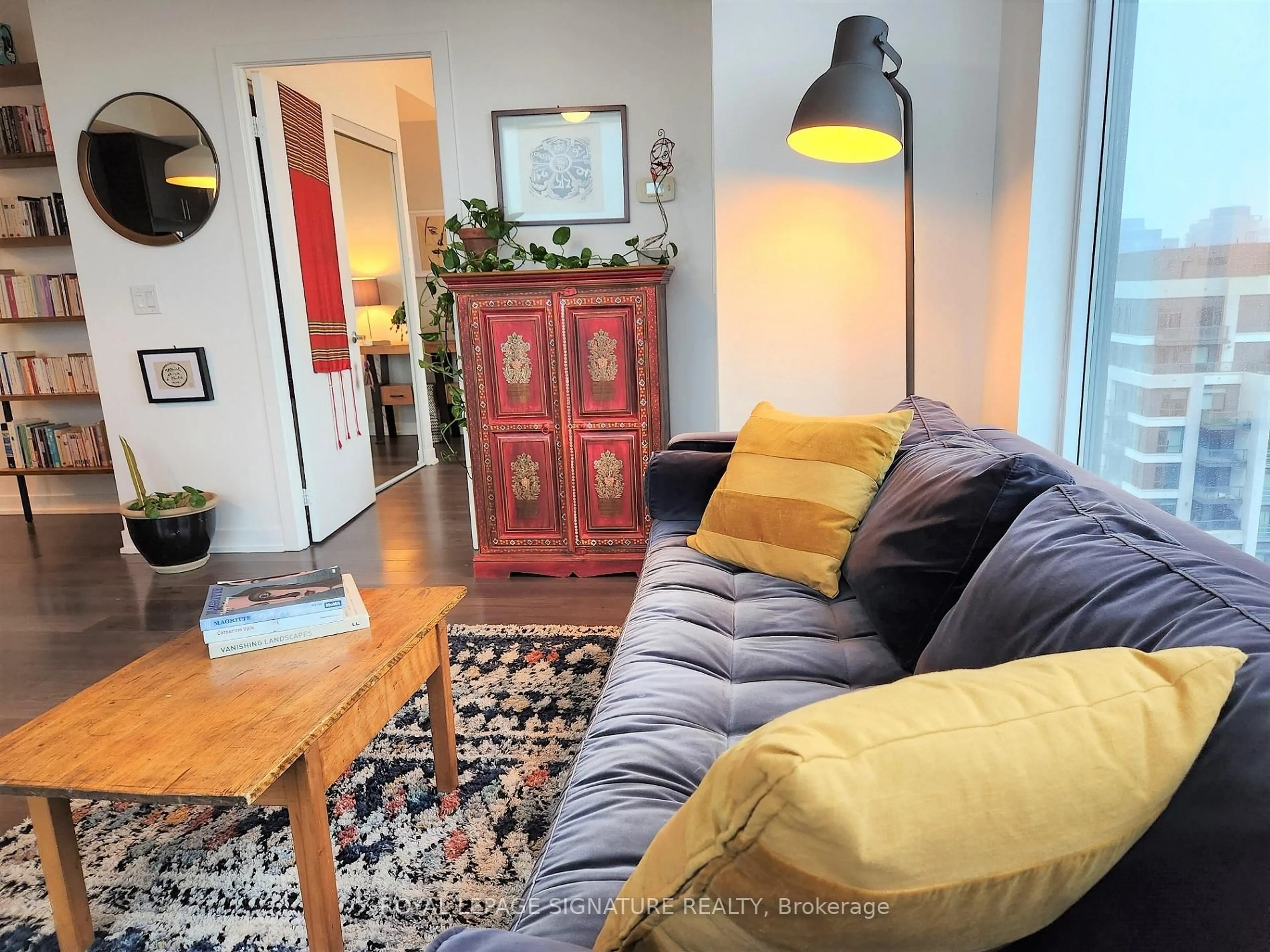 Living room with furniture, unknown for 225 Sackville St #1409, Toronto Ontario M5A 0B9