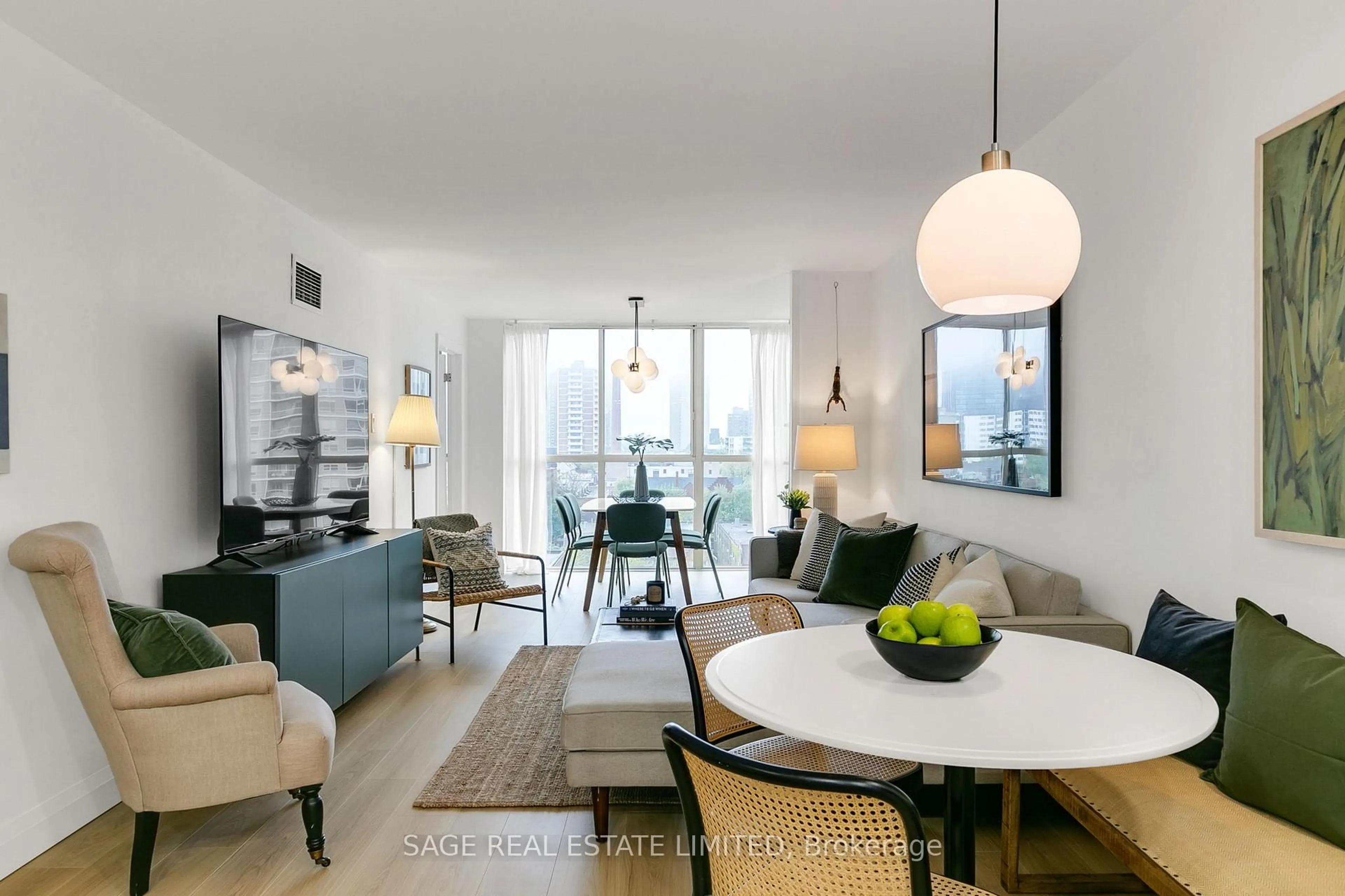 Living room with furniture, unknown for 15 Maitland Pl #1102, Toronto Ontario M4Y 2X3