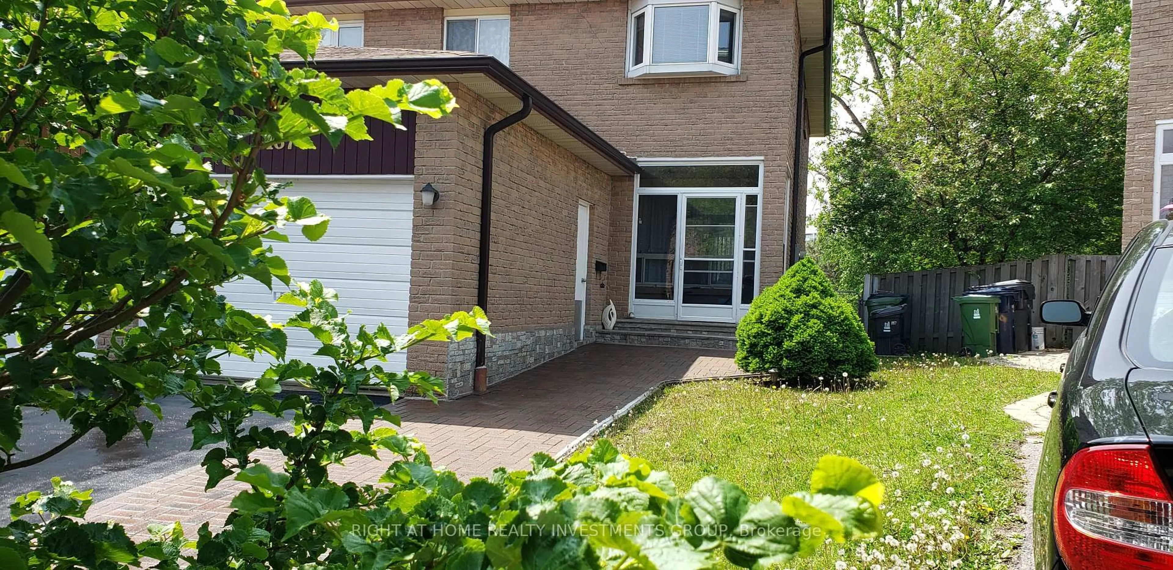Home with brick exterior material, street for 187 Robert Hicks Dr, Toronto Ontario M2R 3R3