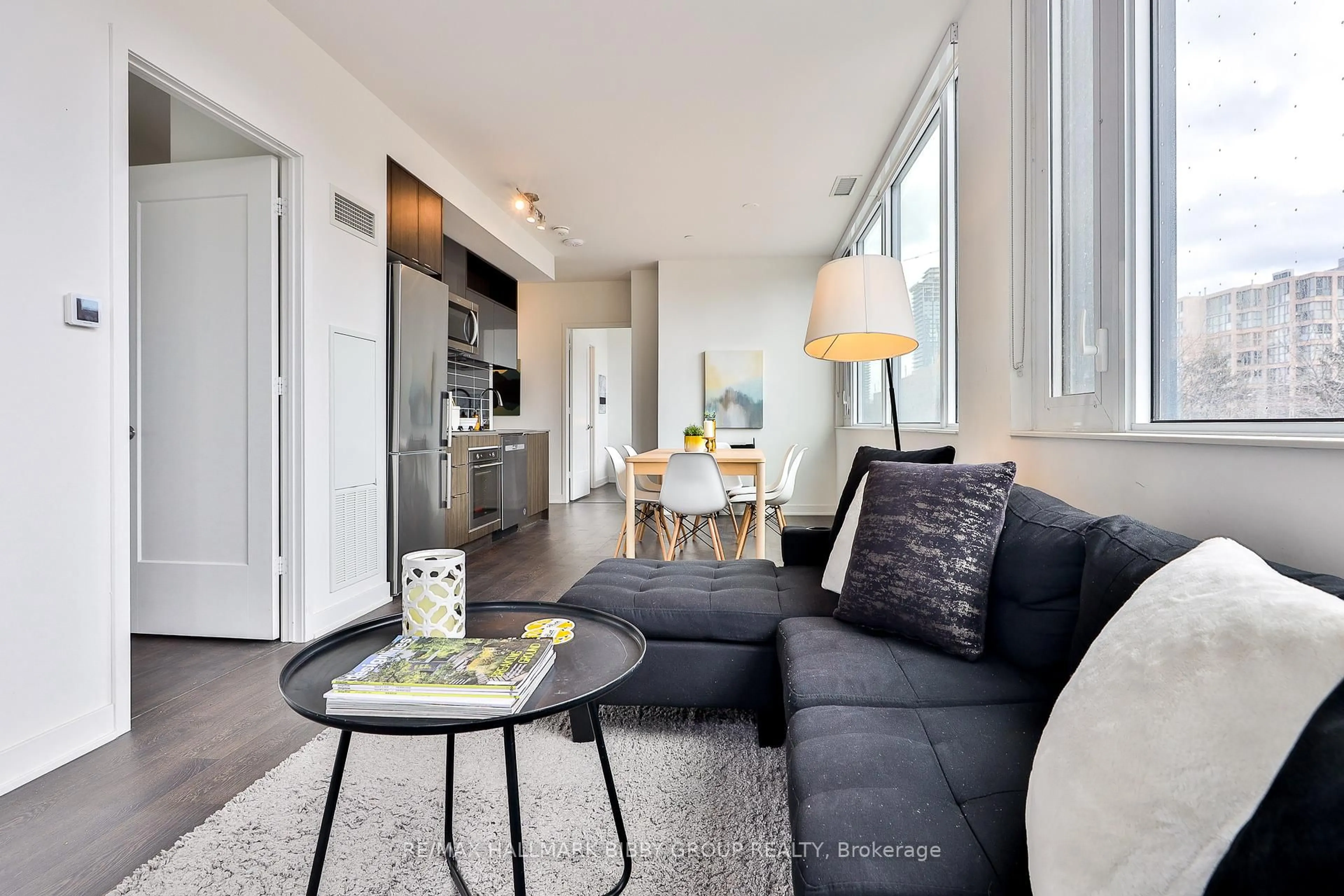 Living room with furniture, unknown for 121 Lower Sherbourne St #227, Toronto Ontario M5A 0W8