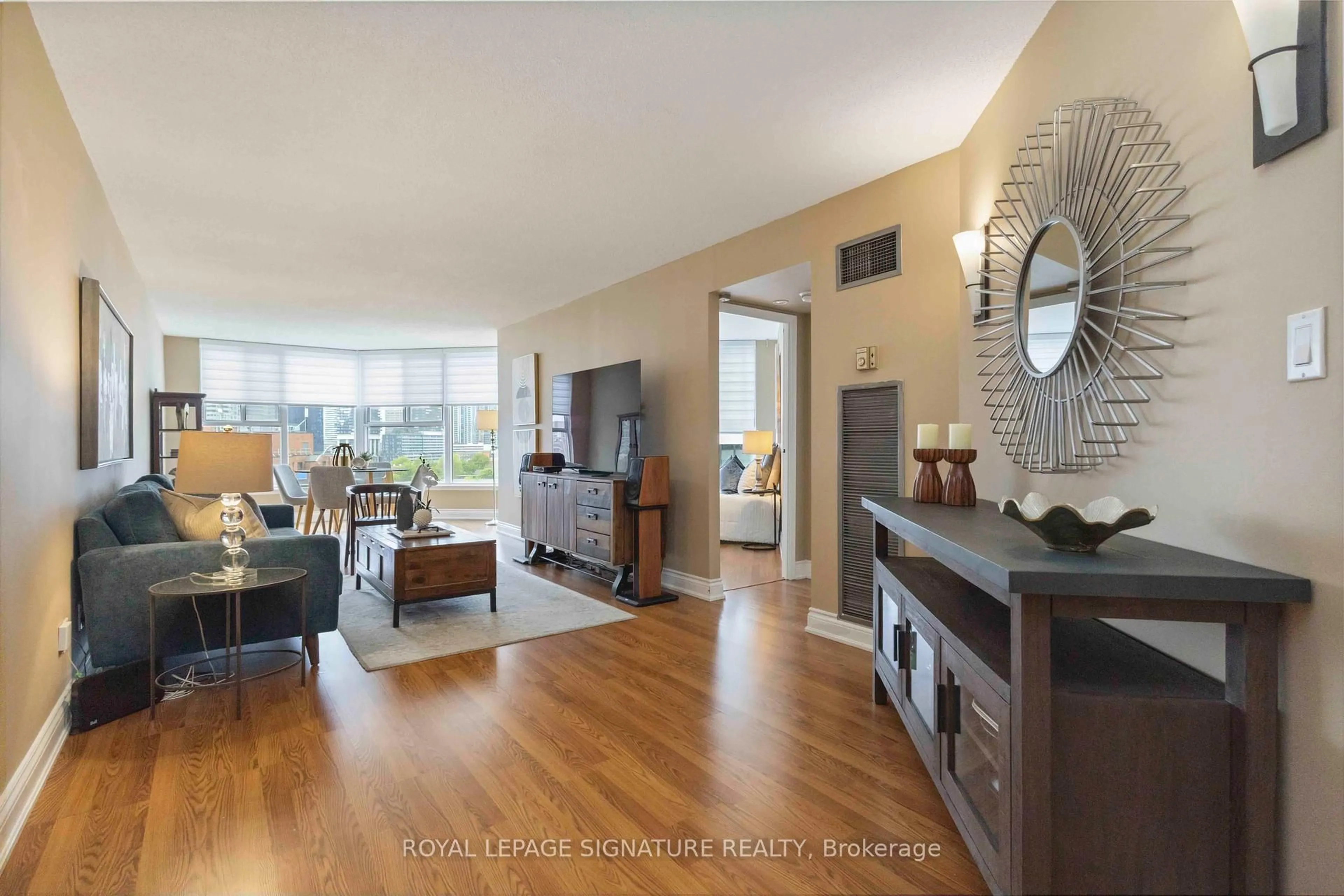 Living room with furniture, unknown for 222 The Esplanade Ave #1007, Toronto Ontario M5A 4M8