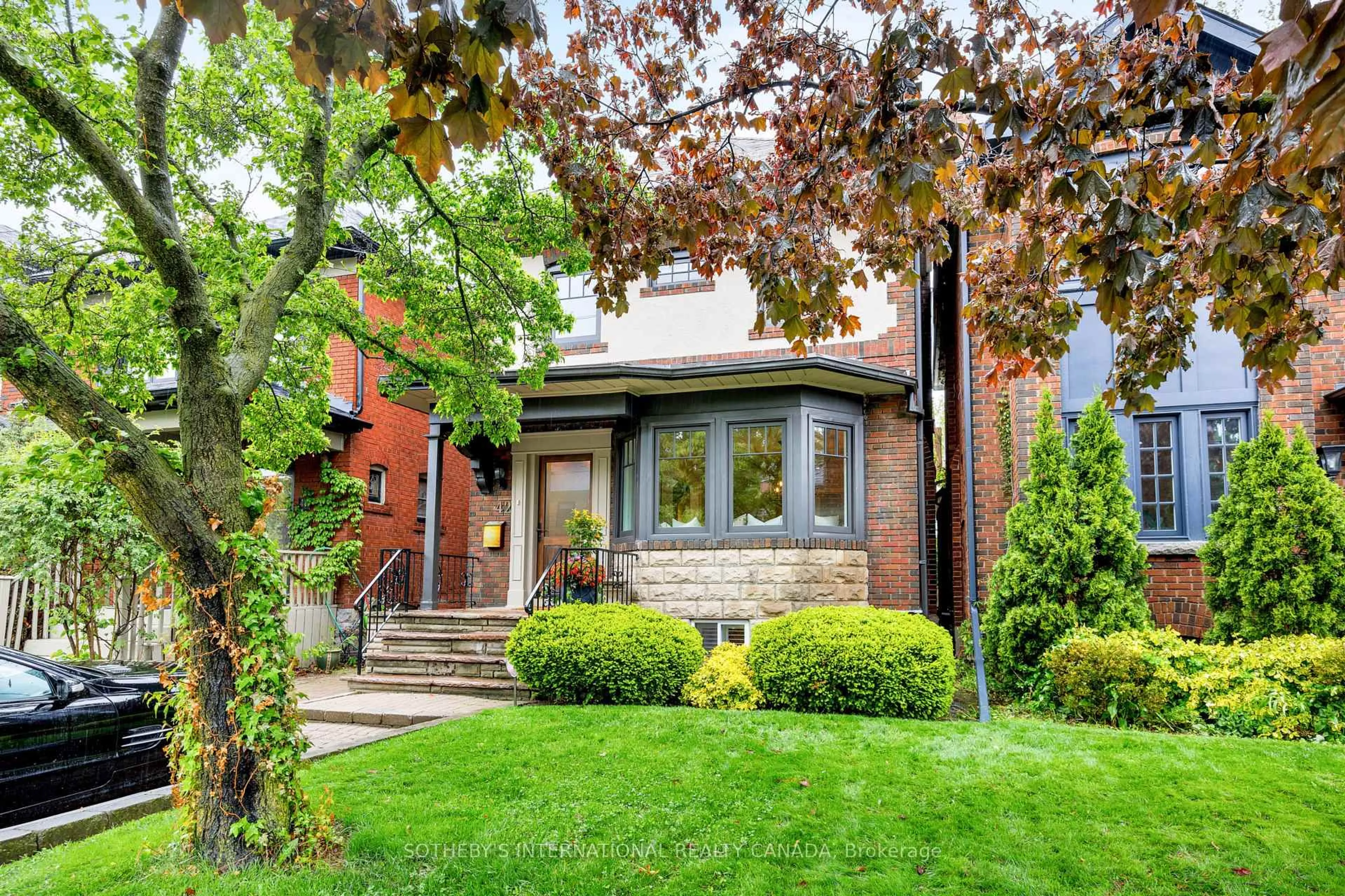 Home with brick exterior material, street for 42 McNairn Ave, Toronto Ontario M5M 2H5