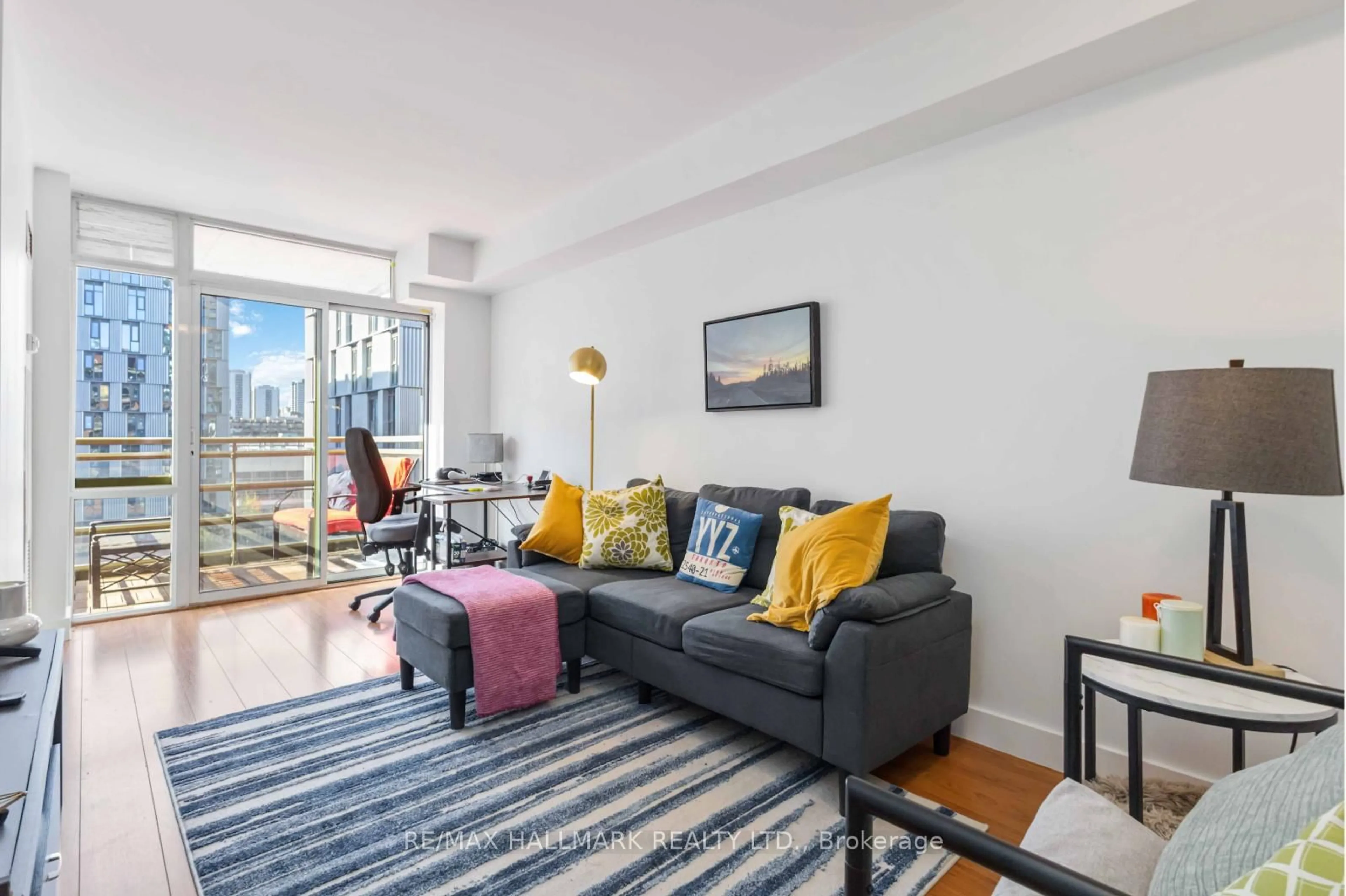 Living room with furniture, unknown for 70 Mill St #804, Toronto Ontario M5A 4R1
