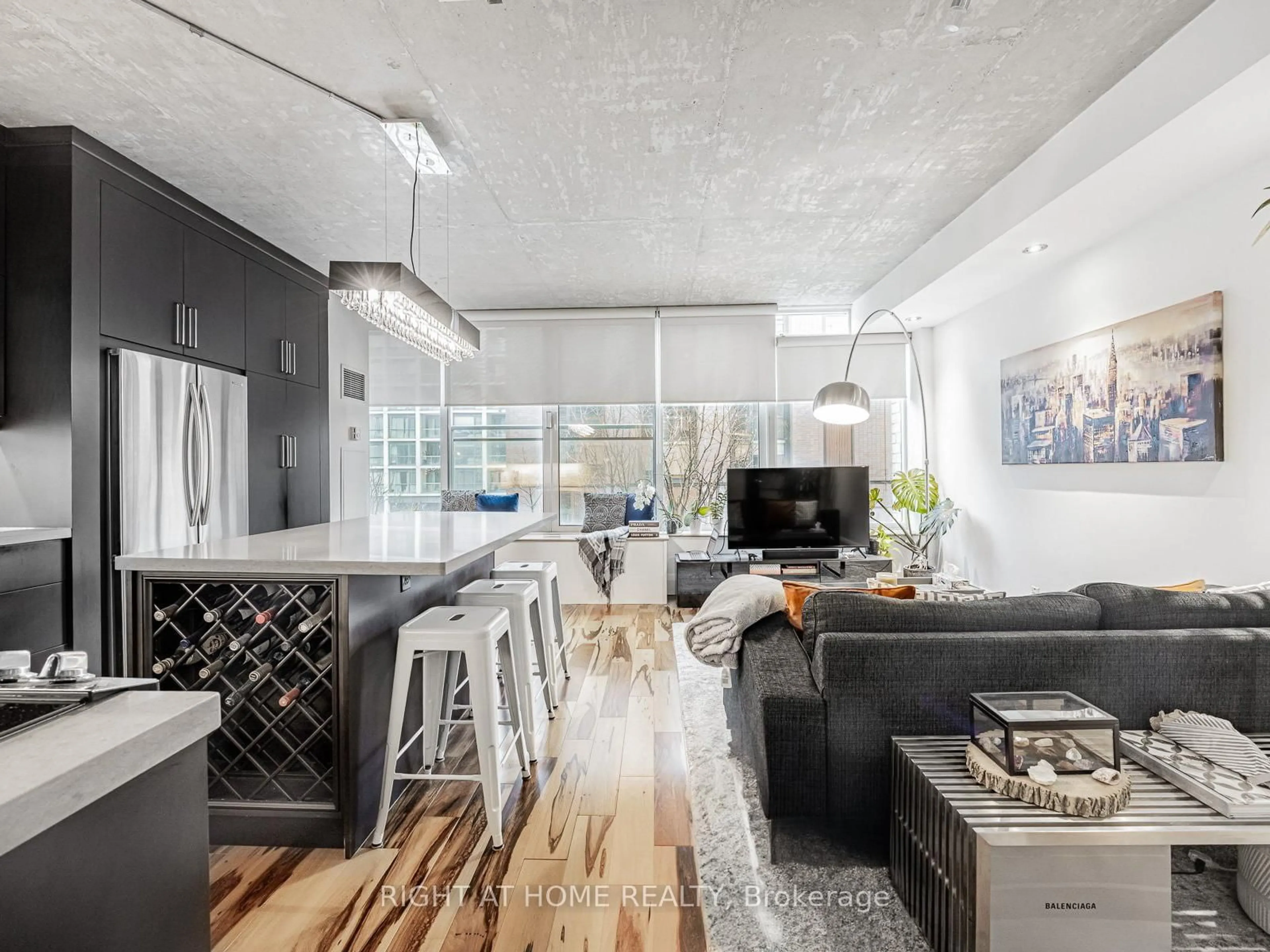 Open concept kitchen, unknown for 50 Camden St #405, Toronto Ontario M5V 3N1