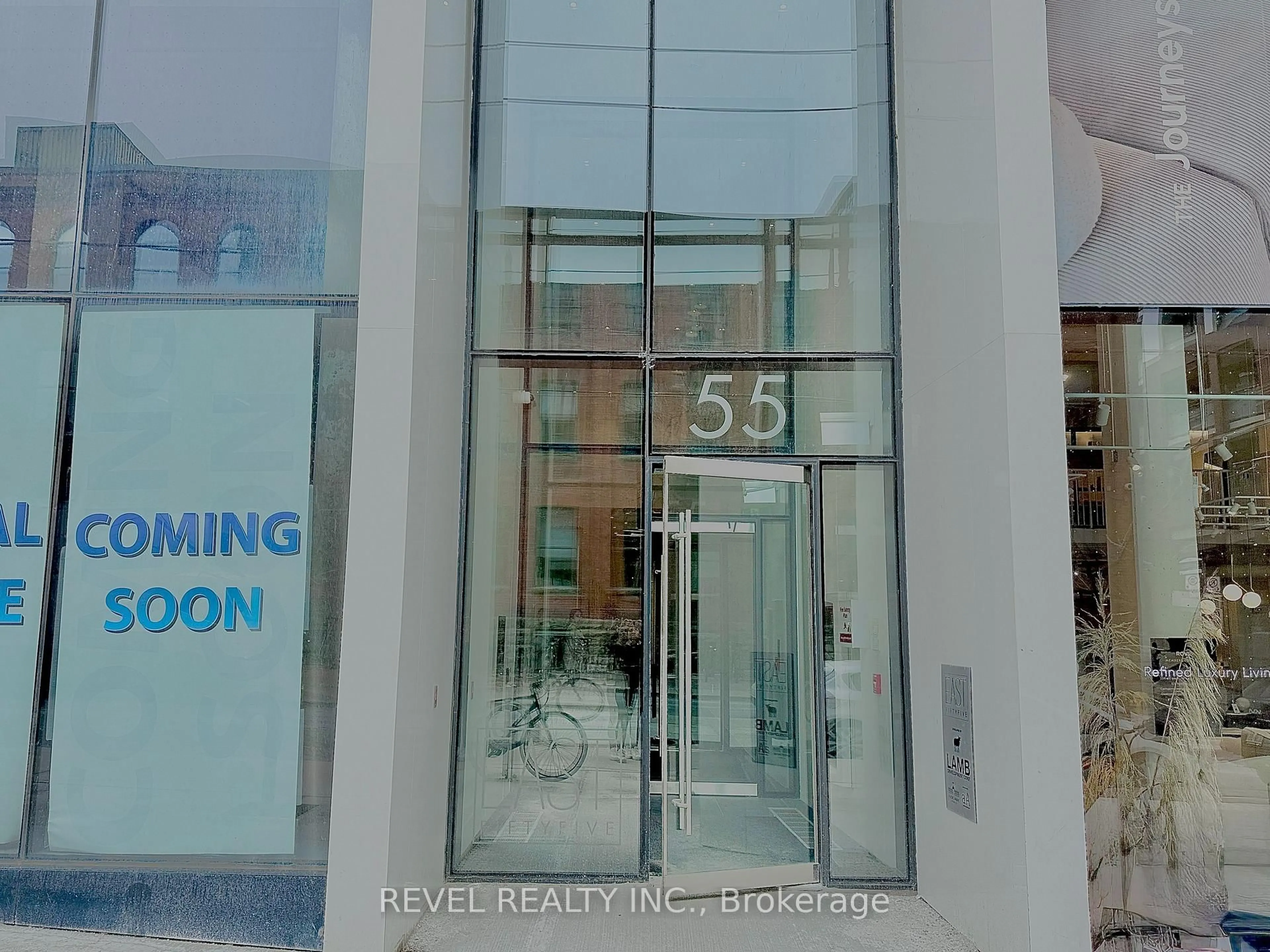 Indoor foyer for 55 Ontario St #1101, Toronto Ontario M5A 0T8