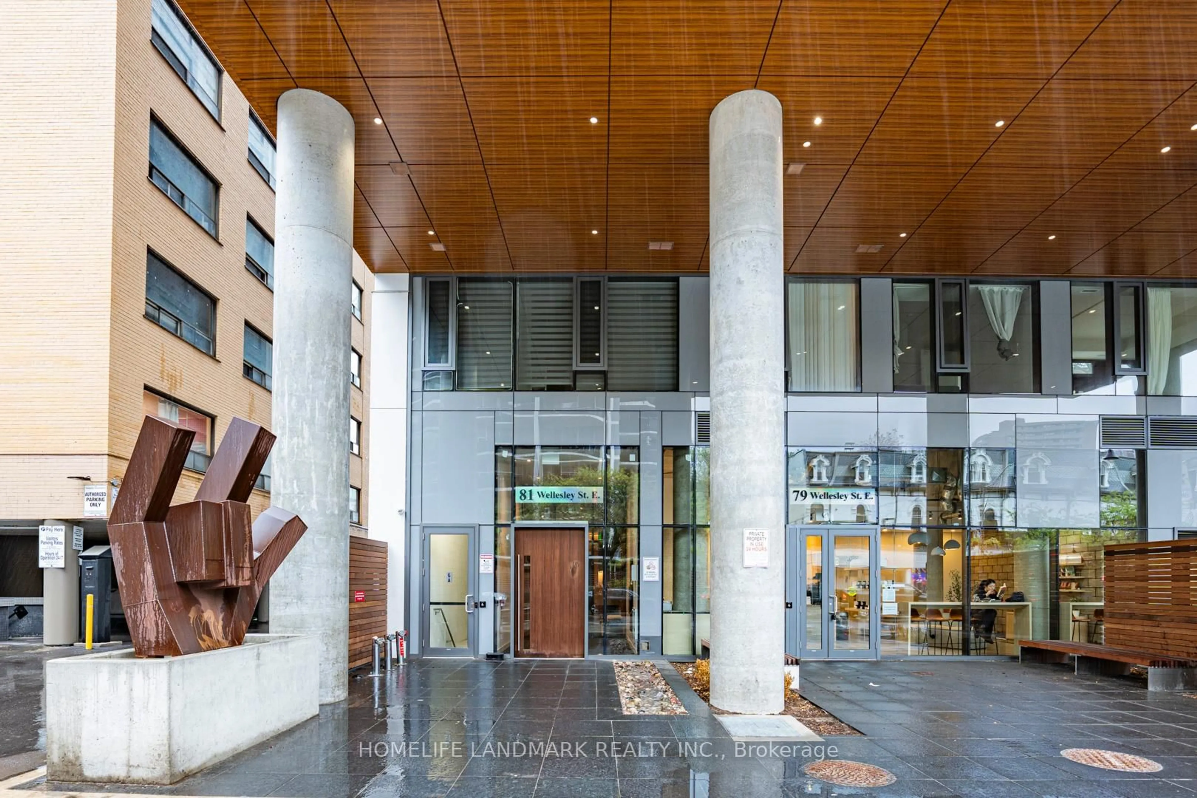 Lobby for 81 Wellesley St #307, Toronto Ontario M4Y 0C5