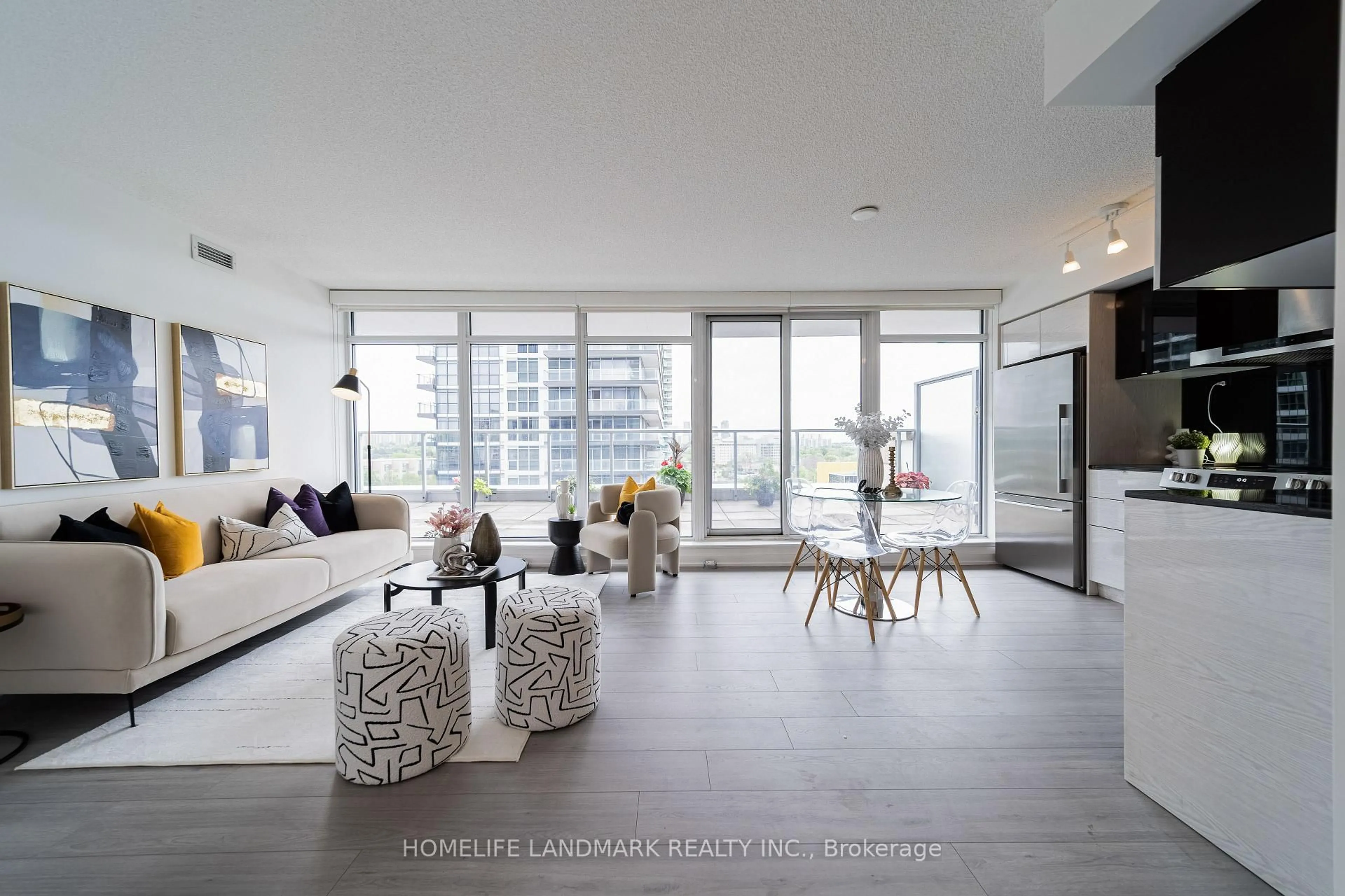 Living room with furniture, unknown for 72 Esther Shiner Blvd #317, Toronto Ontario M2K 0C4