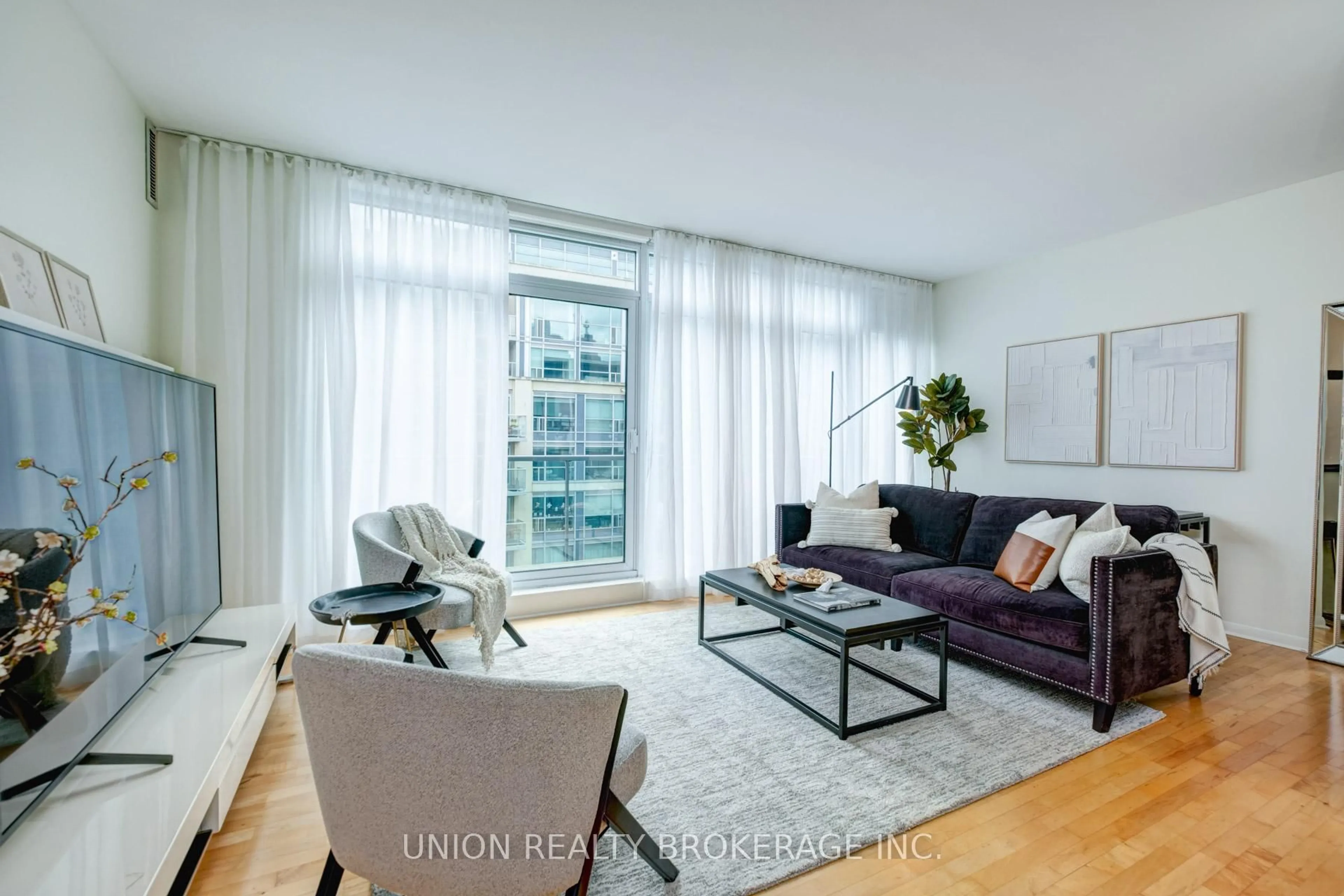 Living room with furniture, unknown for 333 Adelaide St #1205, Toronto Ontario M5A 4T4