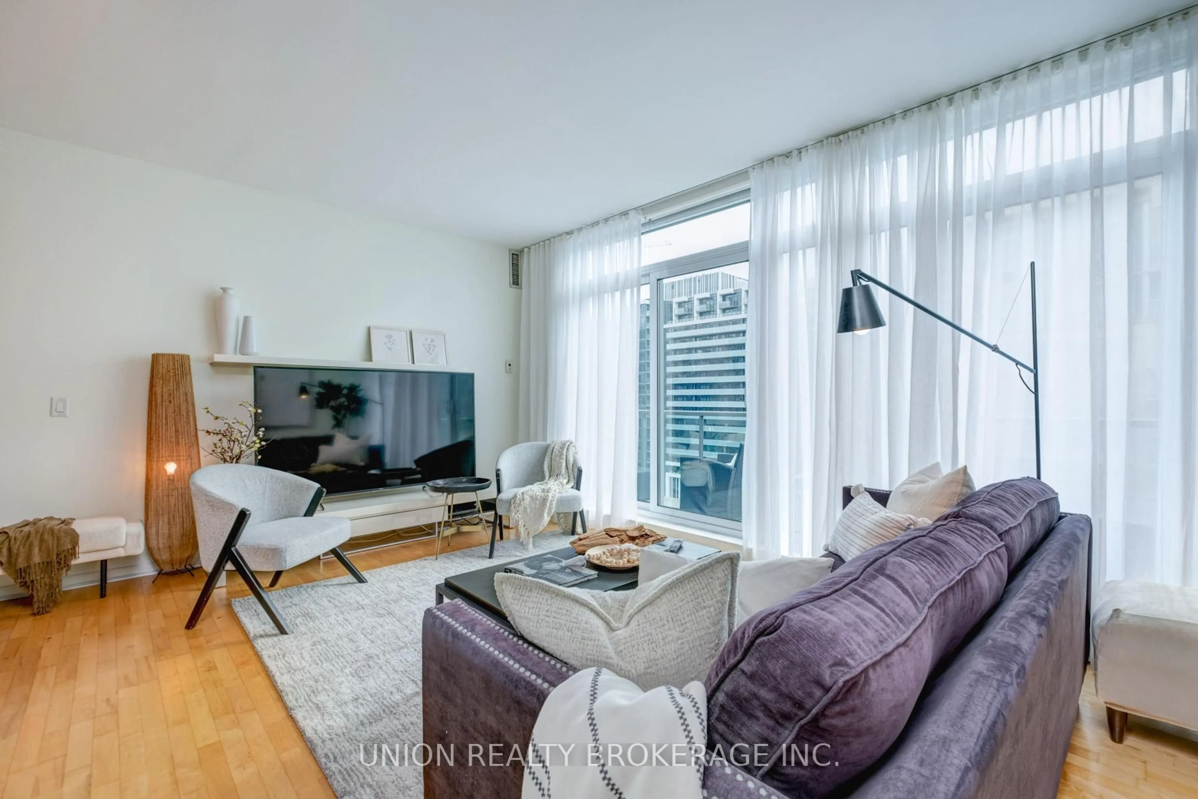 Living room with furniture, unknown for 333 Adelaide St #1205, Toronto Ontario M5A 4T4