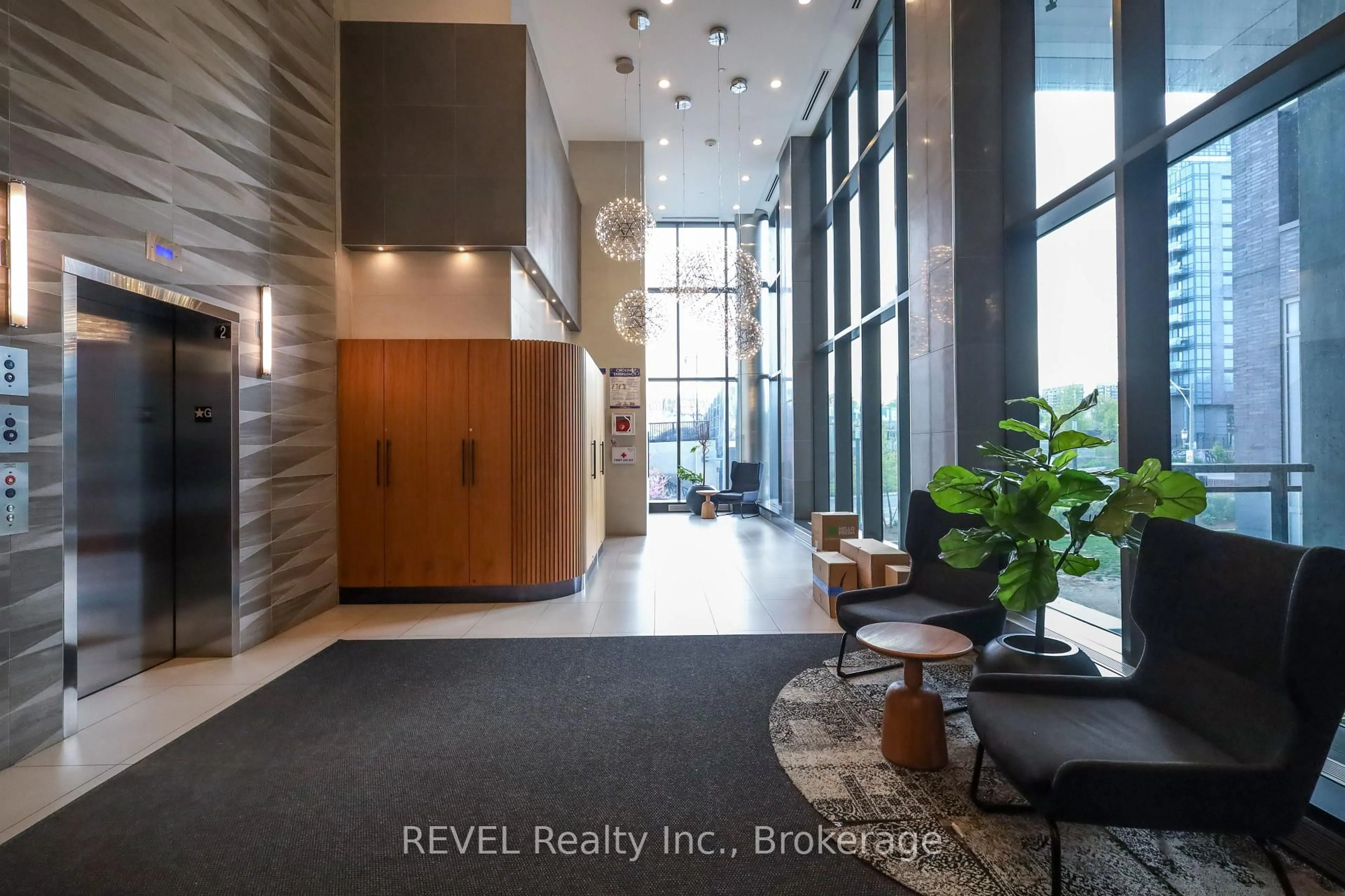 Indoor foyer for 20 Minowan Miikan Lane #730, Toronto Ontario M6J 0E5