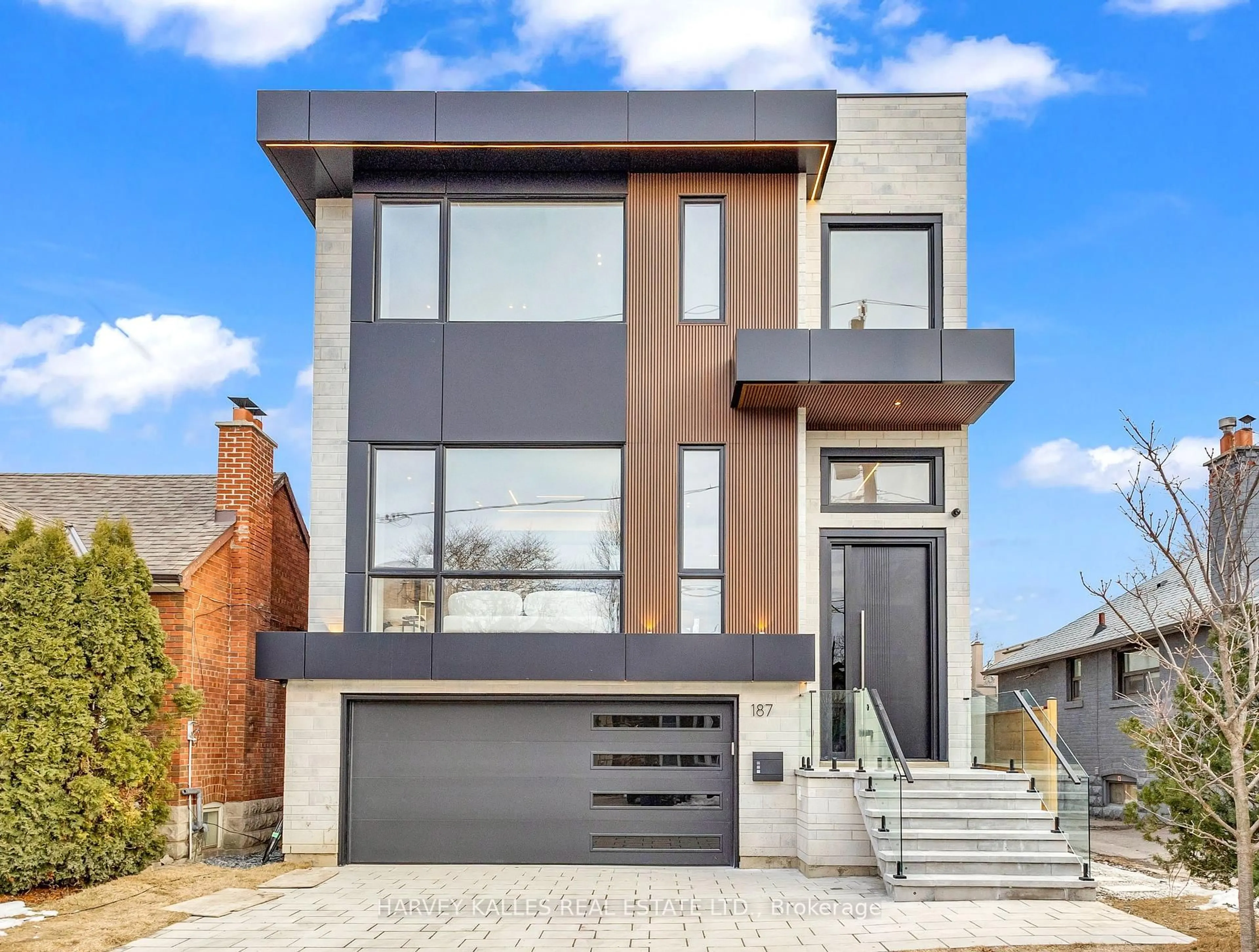Home with brick exterior material, street for 187 Roe Ave, Toronto Ontario M5M 2J1