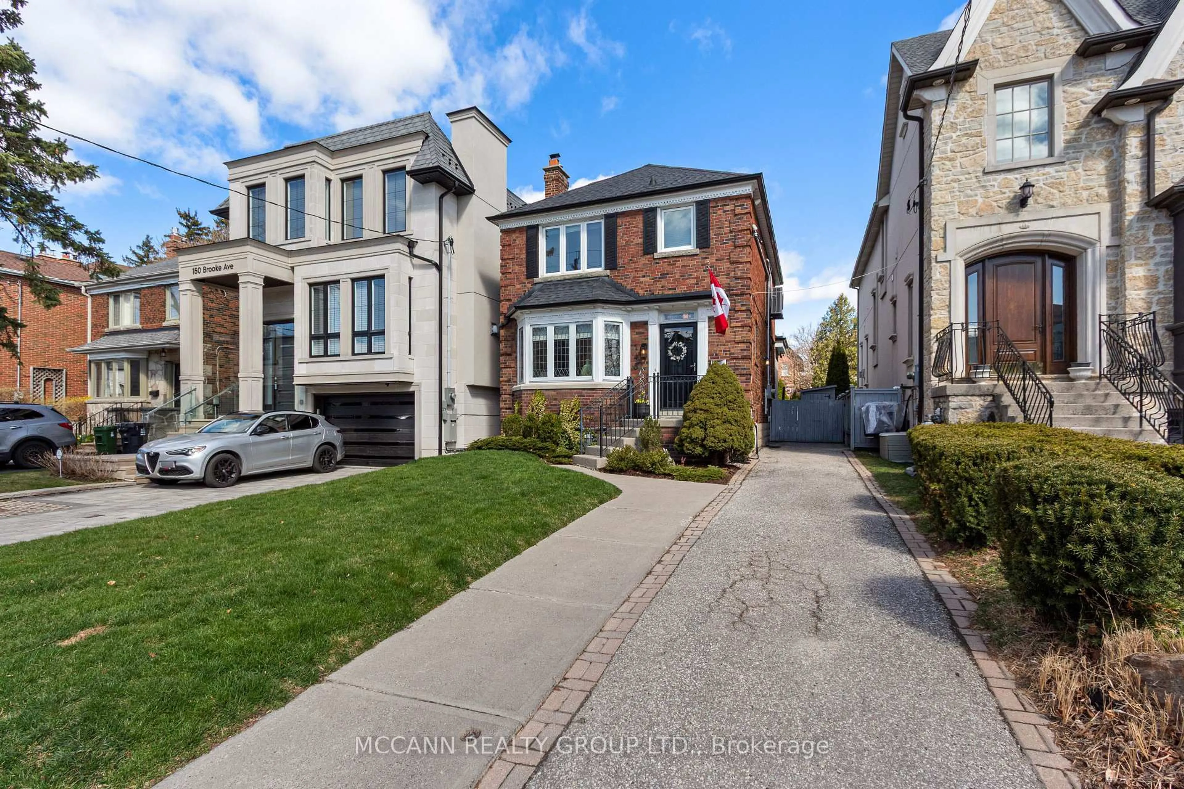 Home with brick exterior material, street for 148 Brooke Ave, Toronto Ontario M5M 2K5