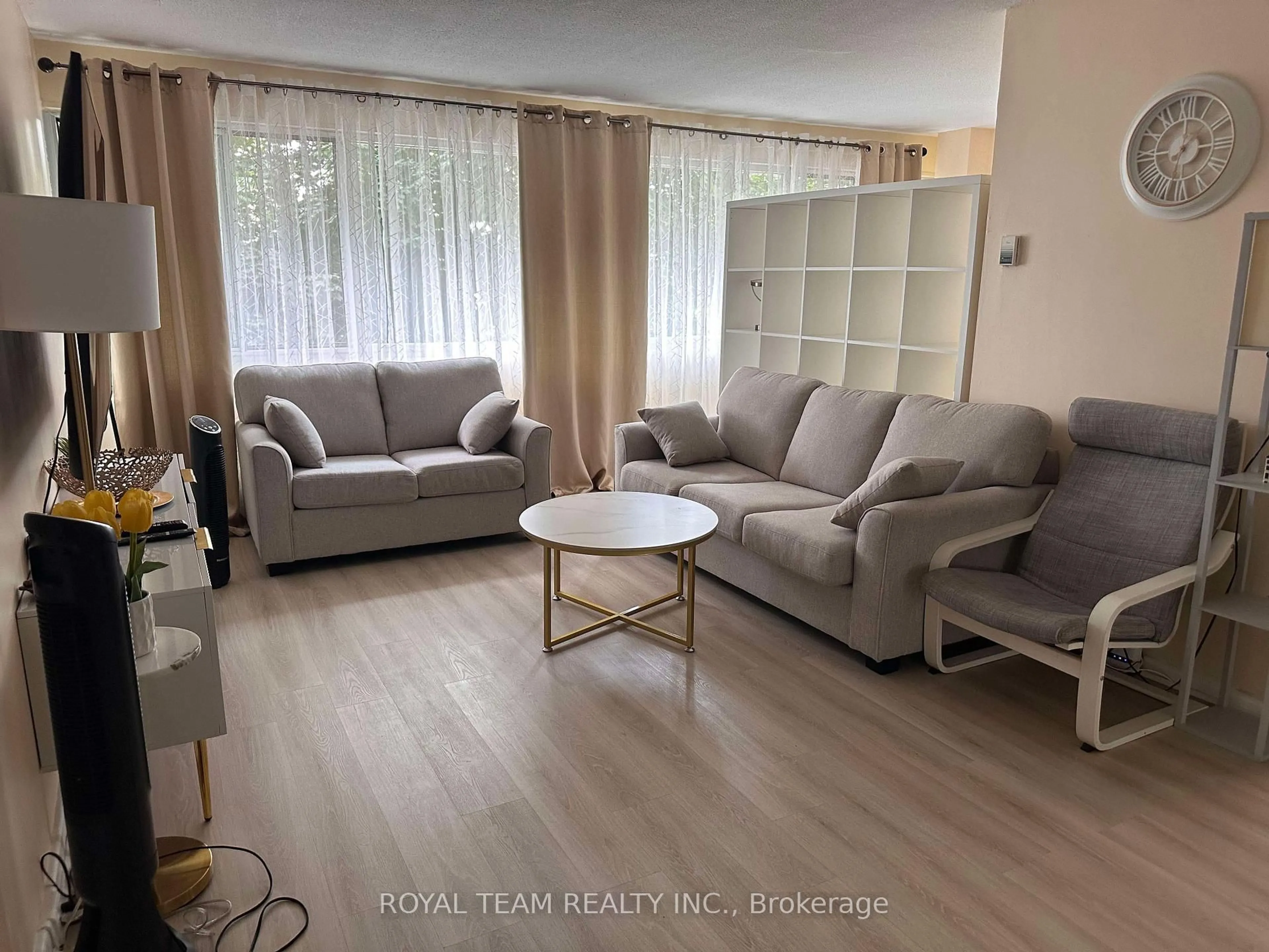 Living room with furniture, unknown for 735 Don Mills Rd #201, Toronto Ontario M3C 1S9