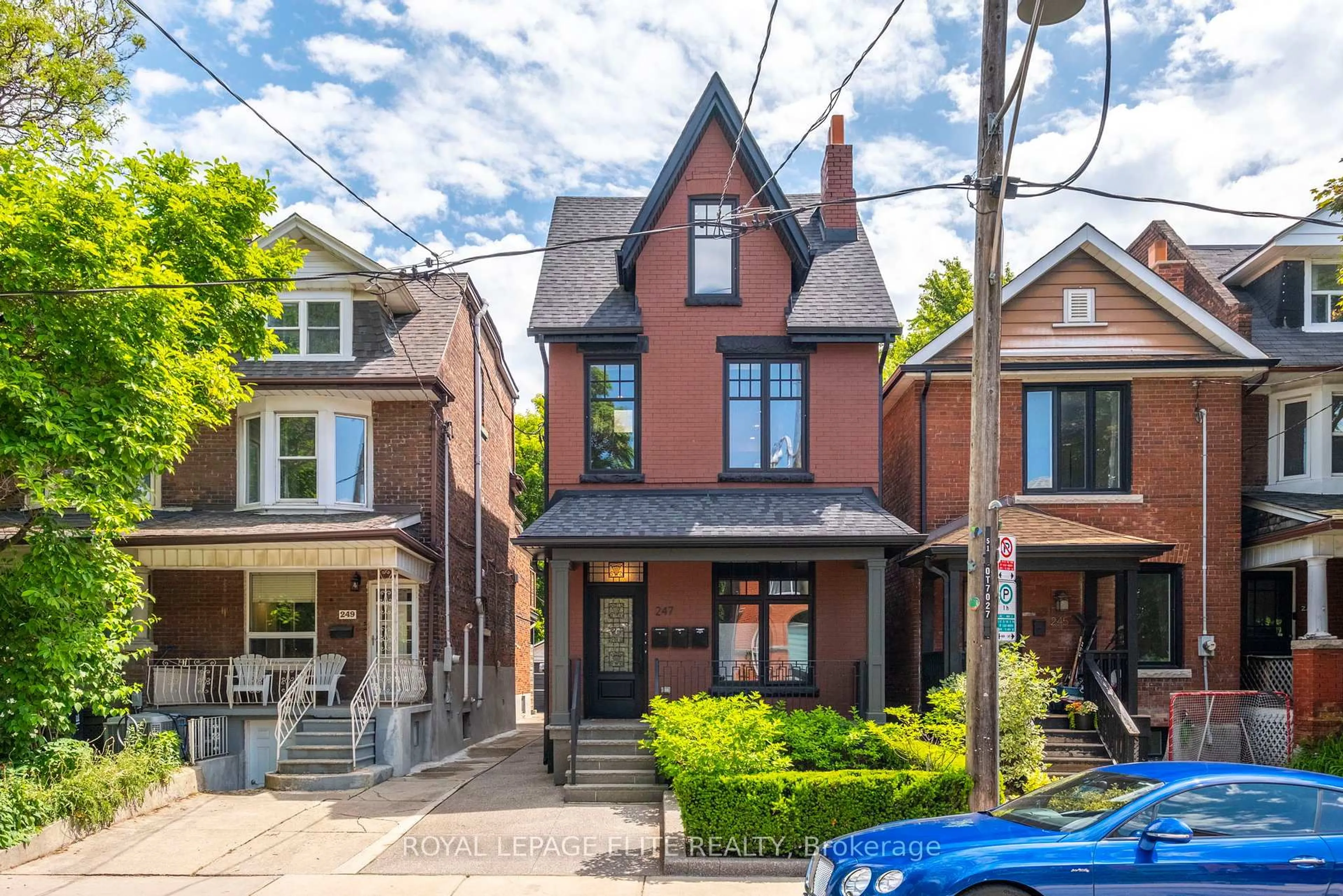 Home with brick exterior material, street for 247 CONCORD Ave, Toronto Ontario M6H 2P4