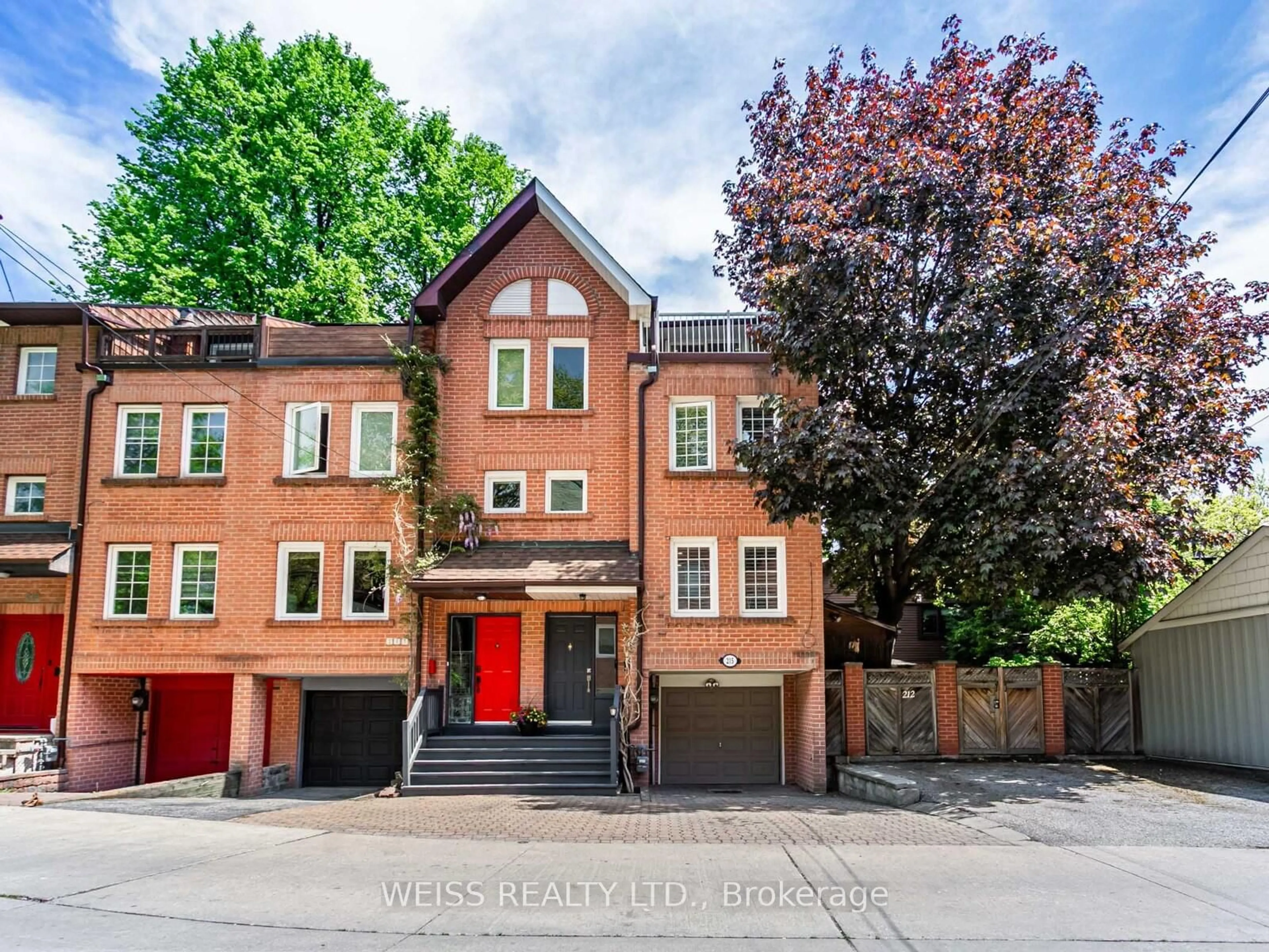 Home with brick exterior material, street for 215 Milan St, Toronto Ontario M5A 4C3