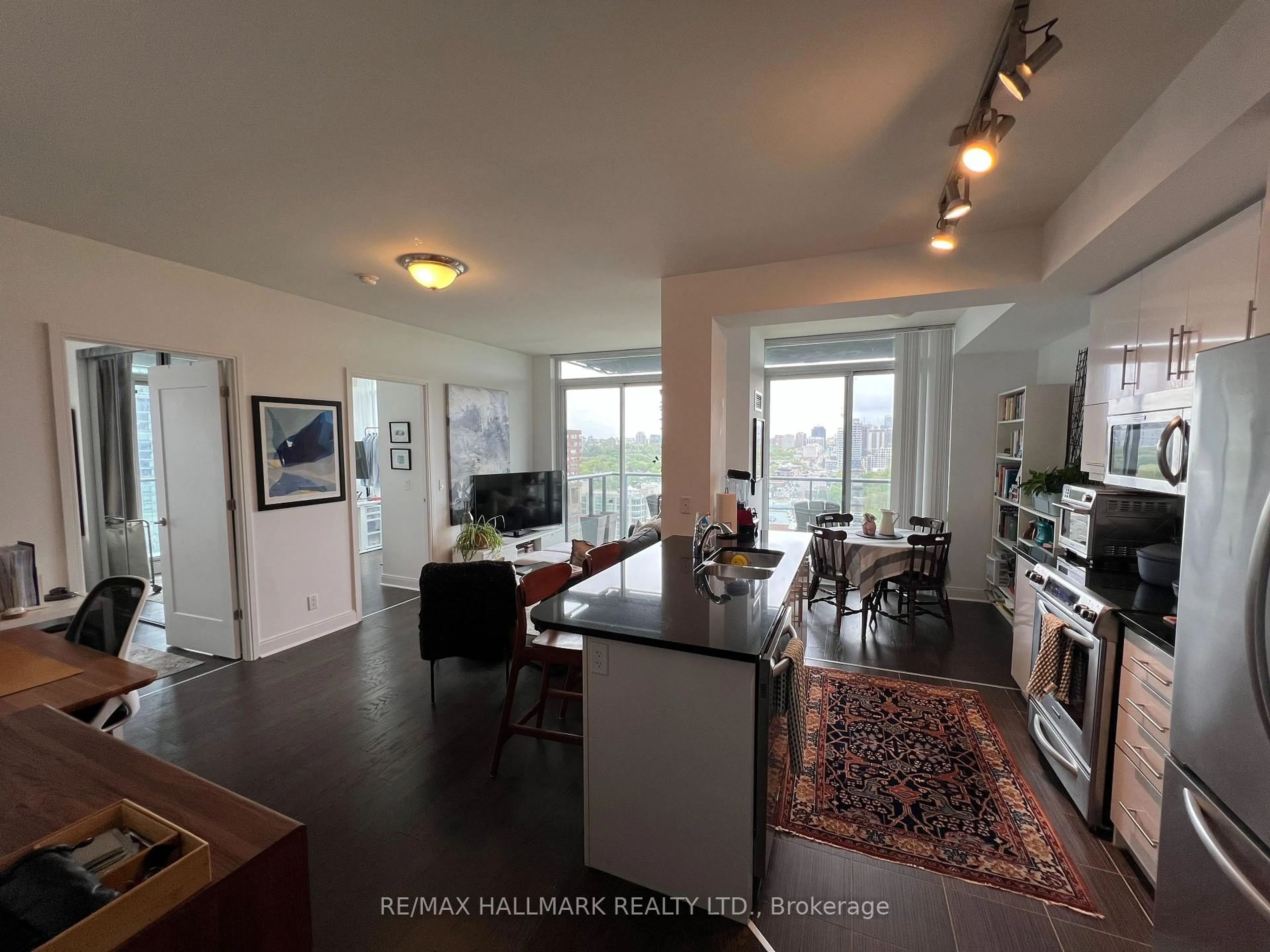Open concept kitchen, unknown for 825 Church St #2302, Toronto Ontario M4W 3Z4