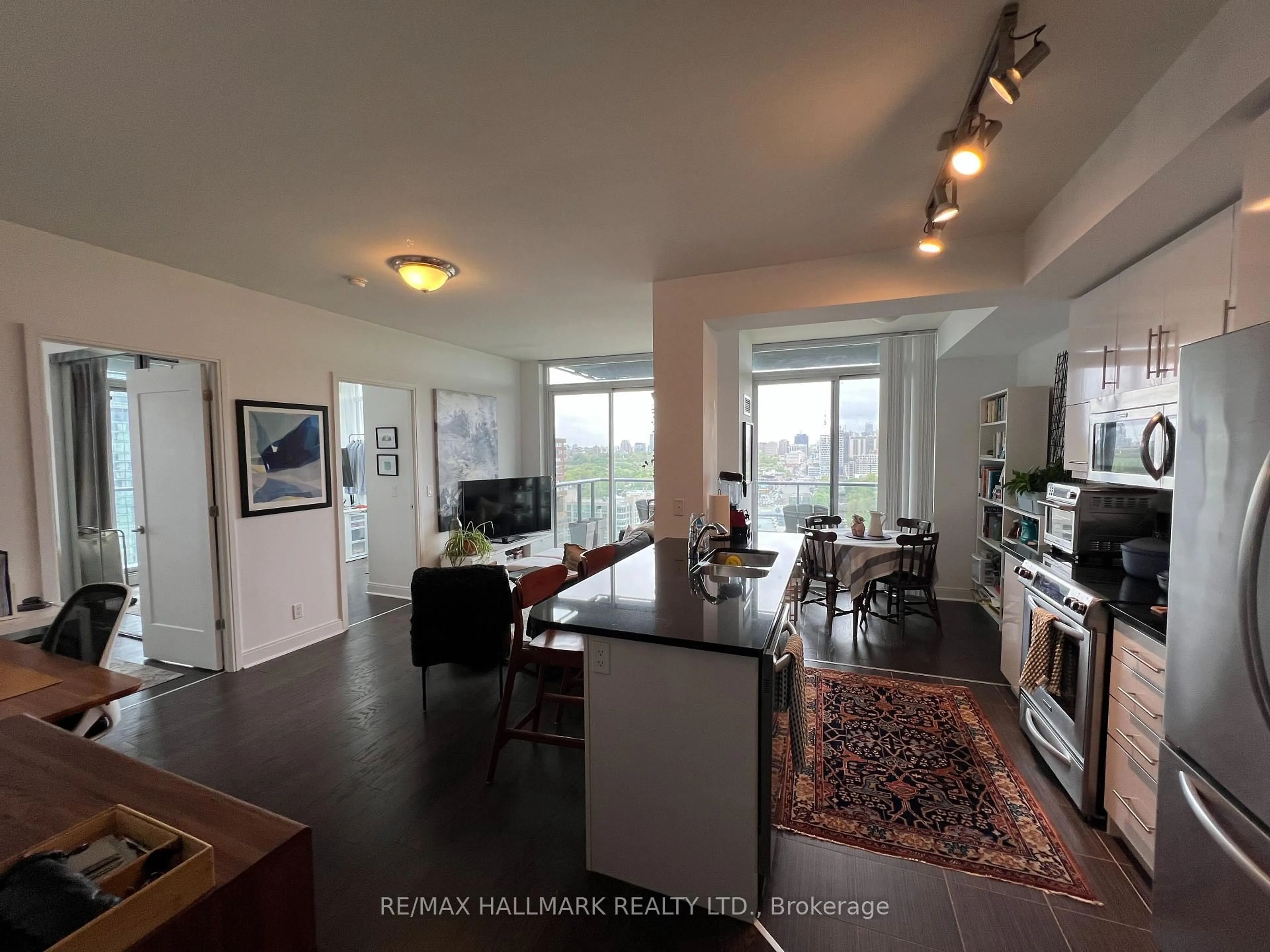Open concept kitchen, unknown for 825 Church St #2302, Toronto Ontario M4W 3Z4