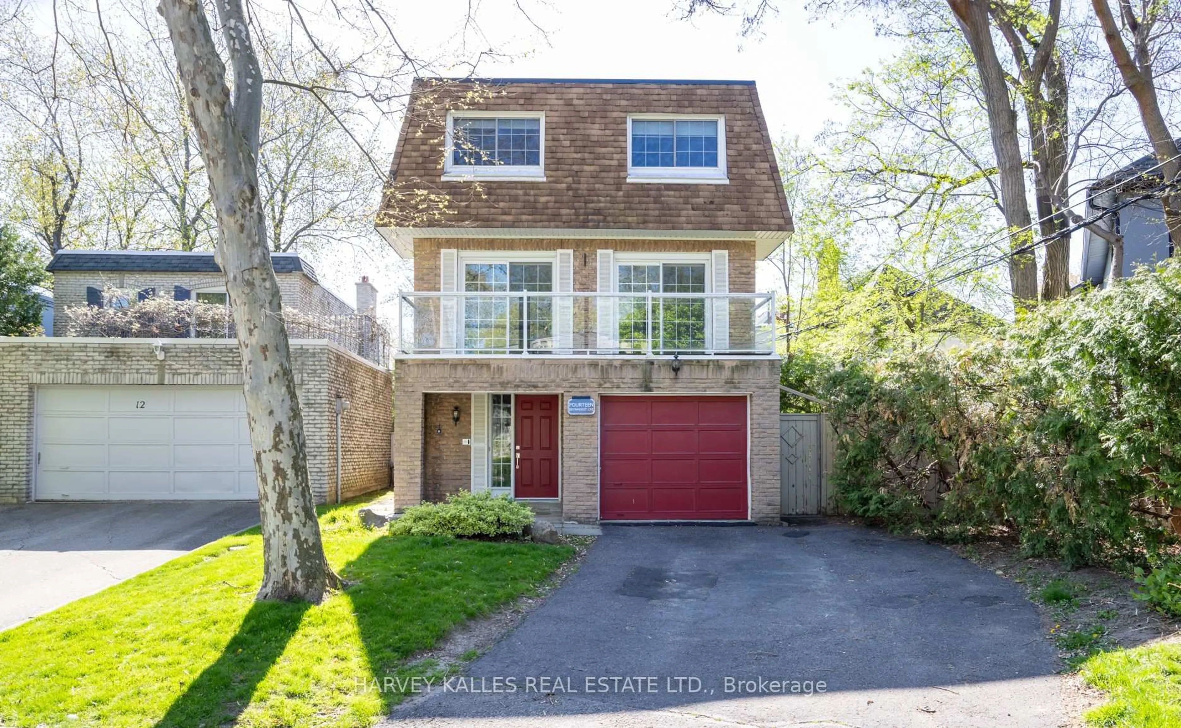 Home with brick exterior material, street for 14 Brynhurst Crt, Toronto Ontario M4P 2K1