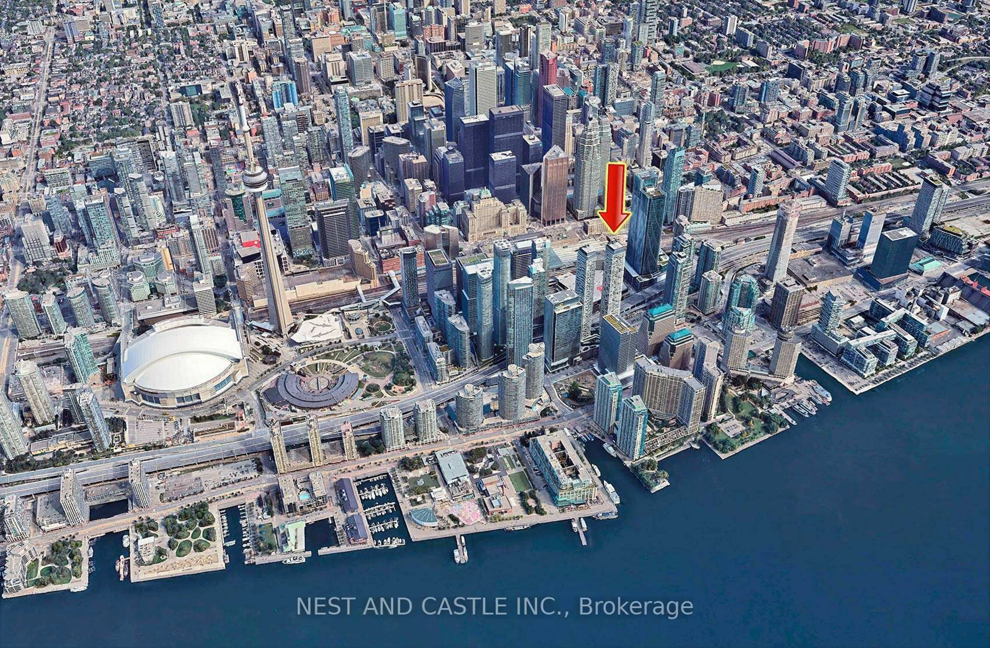 Picture of a map for 100 Harbour St #6509, Toronto Ontario M5J 0B5