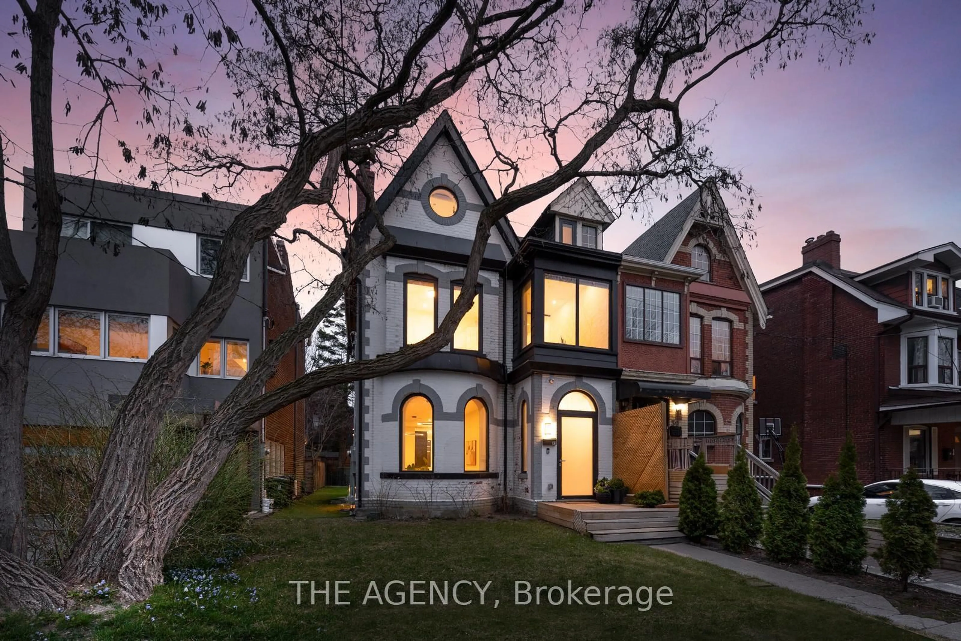 Home with brick exterior material, street for 43 Rusholme Rd, Toronto Ontario M6J 3H3