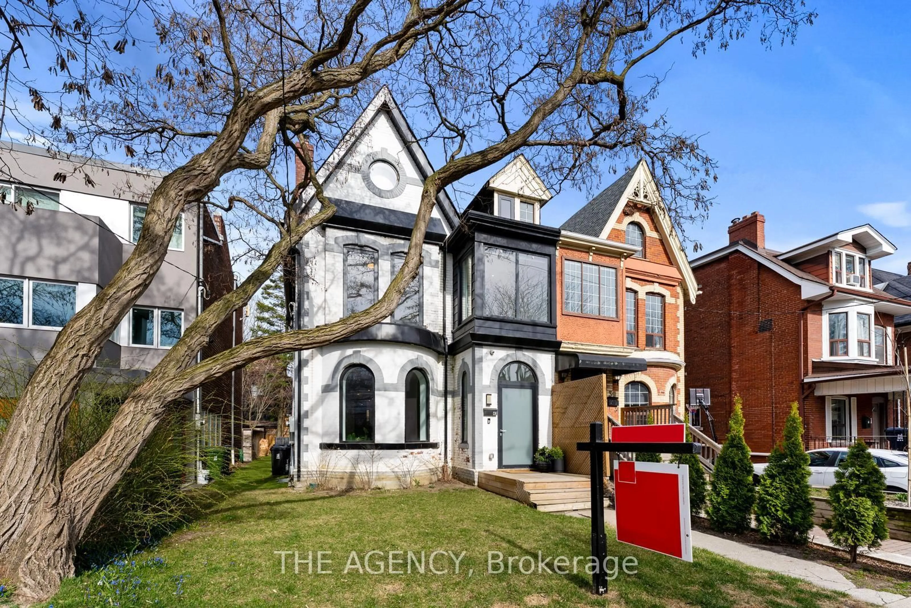 Home with brick exterior material, street for 43 Rusholme Rd, Toronto Ontario M6J 3H3
