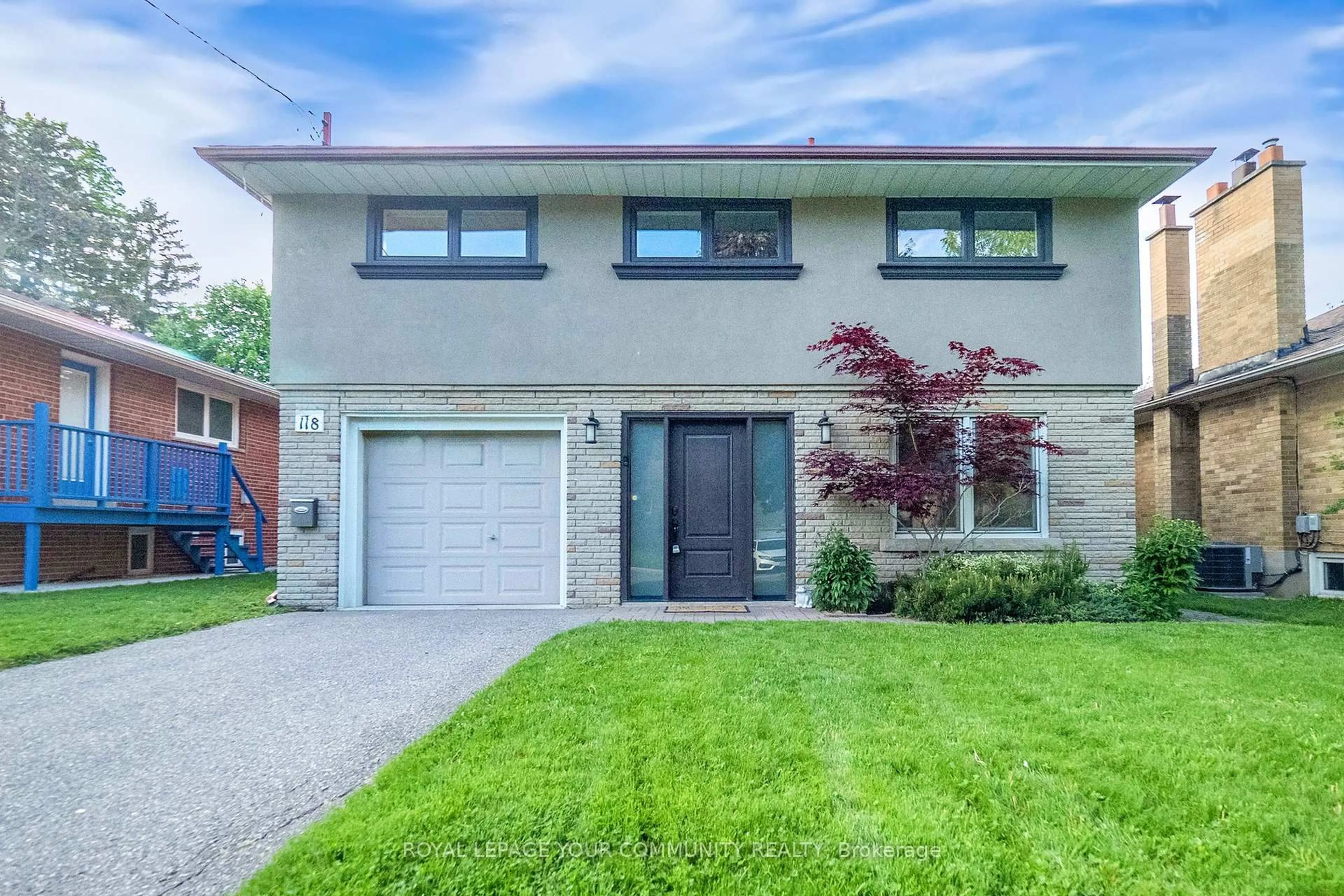 Home with brick exterior material, street for 118 Betty Ann Dr, Toronto Ontario M2N 1X4
