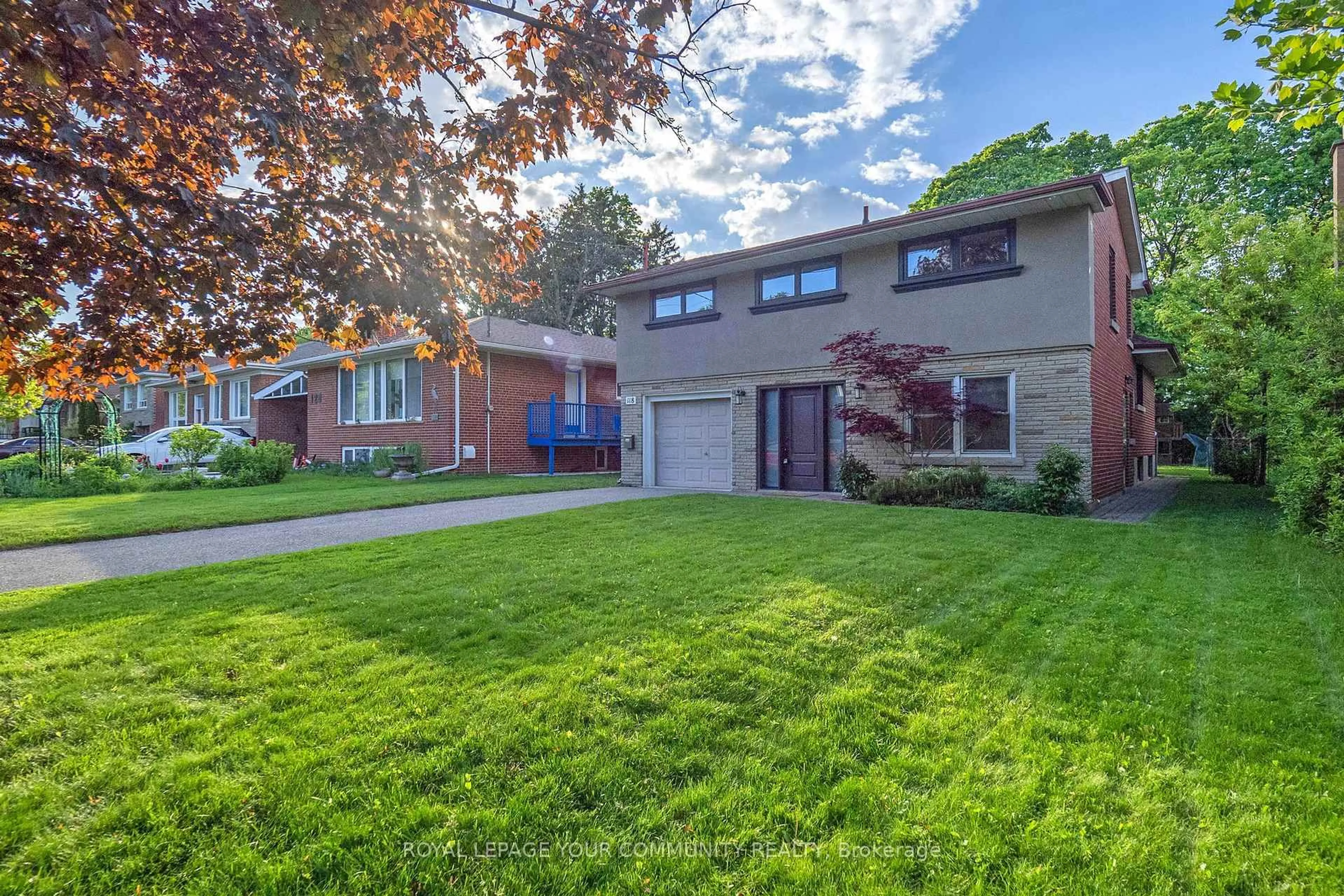 Home with brick exterior material, street for 118 Betty Ann Dr, Toronto Ontario M2N 1X4