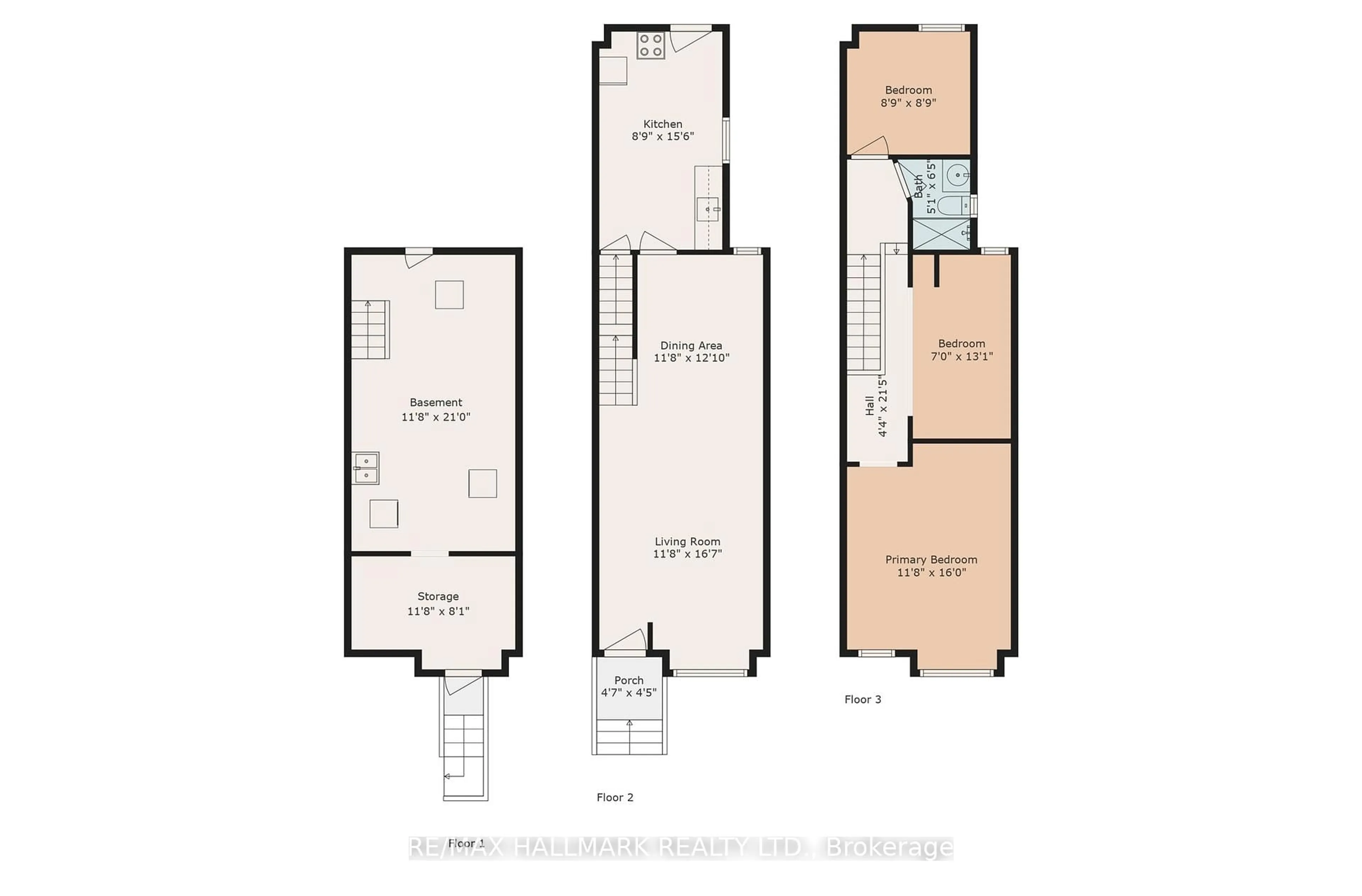 Floor plan for 690 Adelaide St, Toronto Ontario M6J 1B1