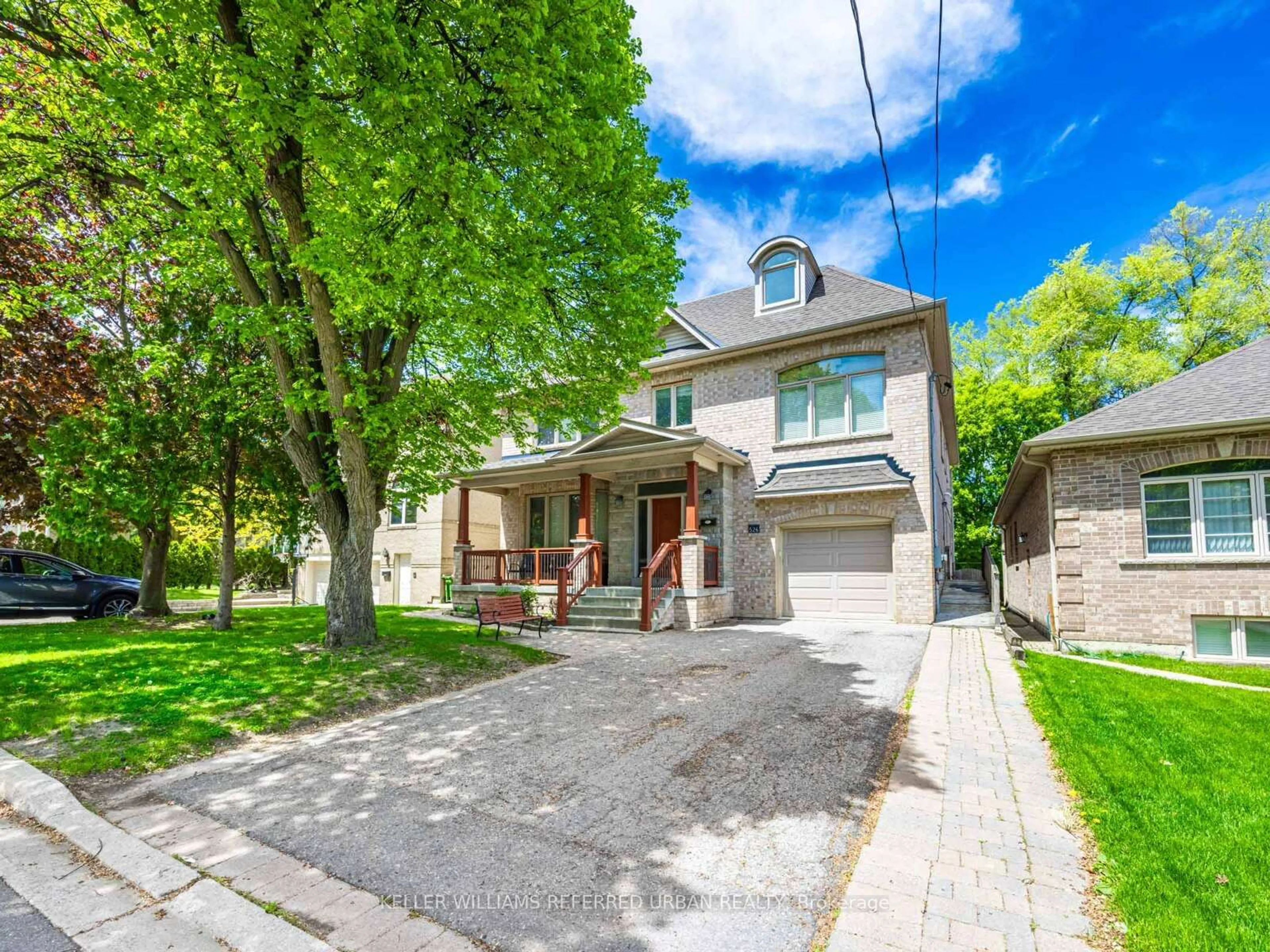 Home with brick exterior material, street for 526 Coldstream Ave, Toronto Ontario M6B 2K6