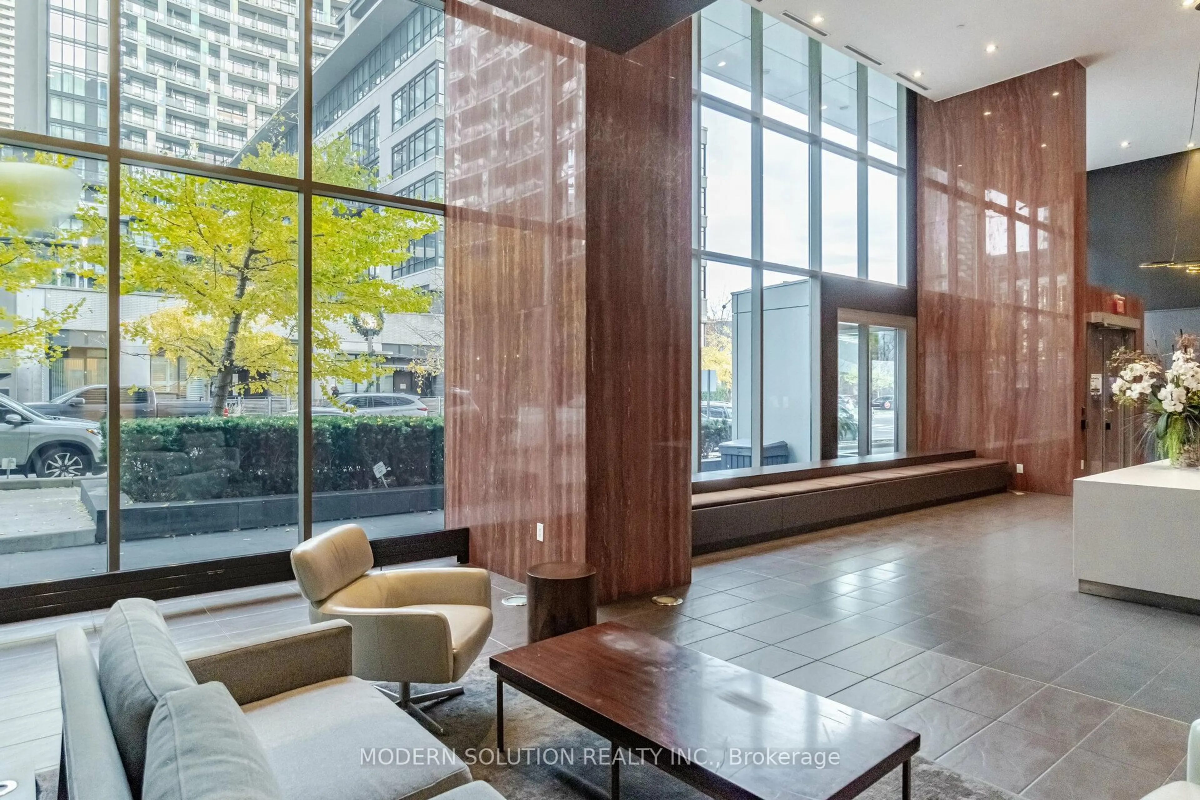 Indoor foyer for 10 Capreol Crt #925, Toronto Ontario M5V 4B3