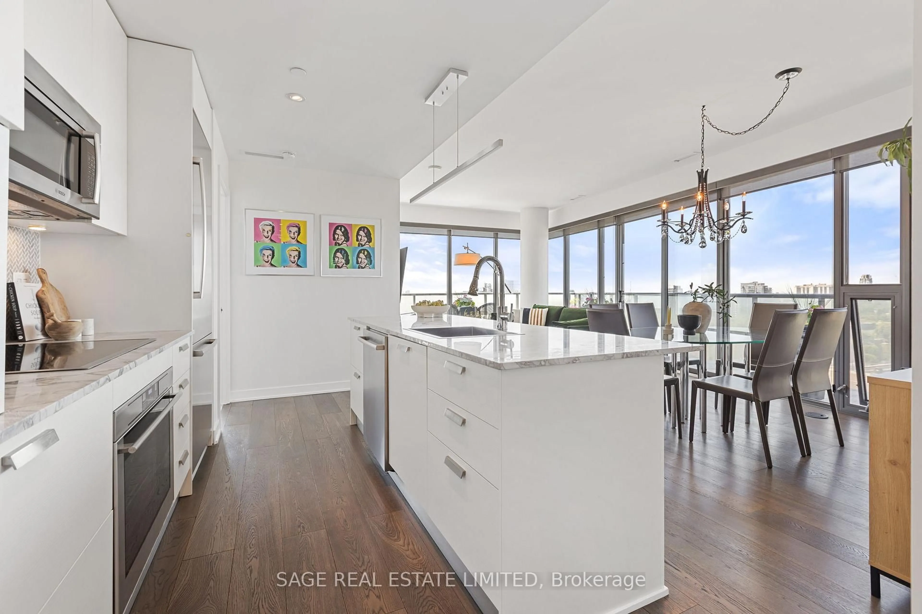 Open concept kitchen, unknown for 1815 Yonge St #2102, Toronto Ontario M4T 2A4