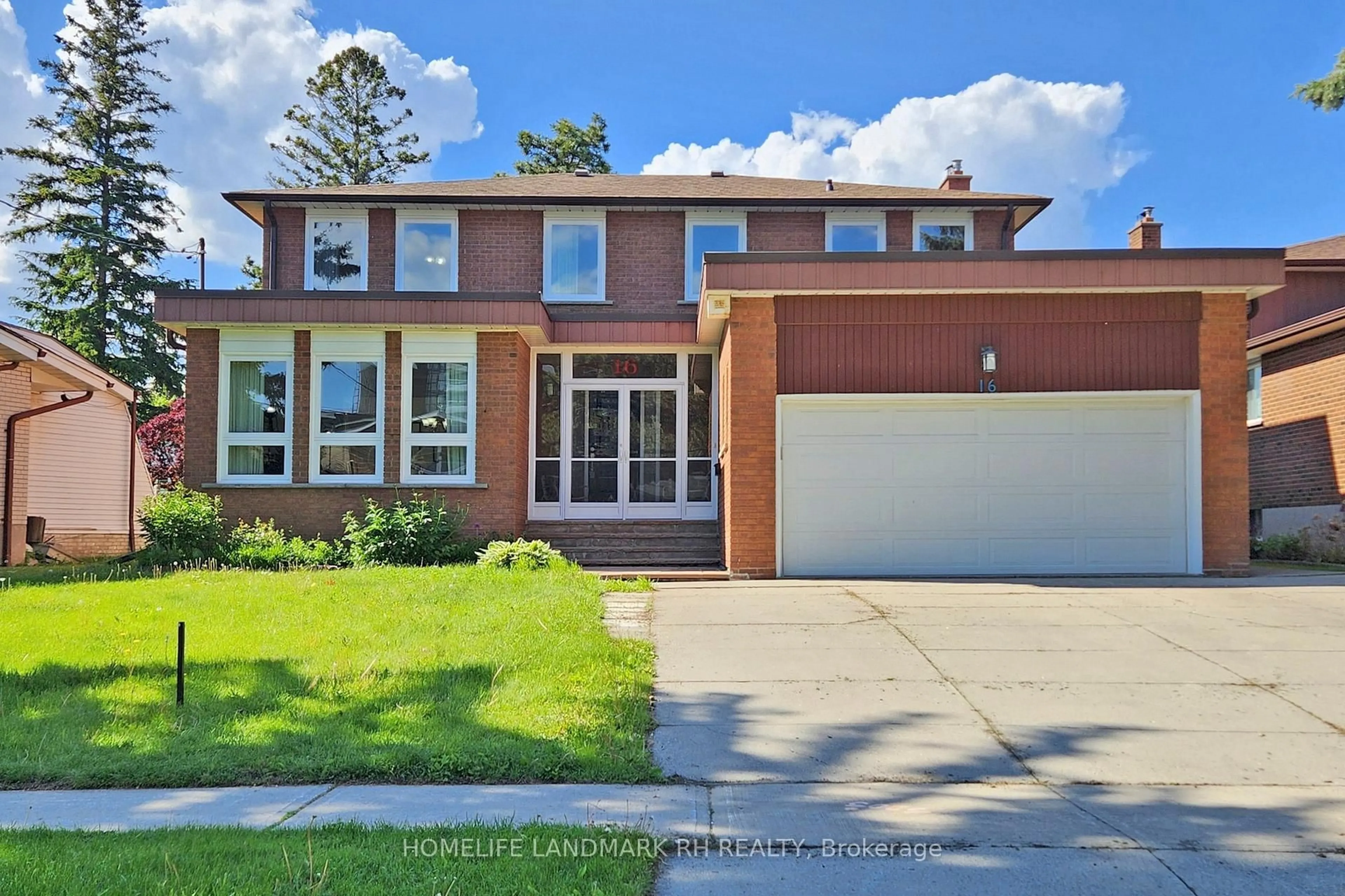 Home with brick exterior material, street for 16 Clayland Dr, Toronto Ontario M3A 2A4