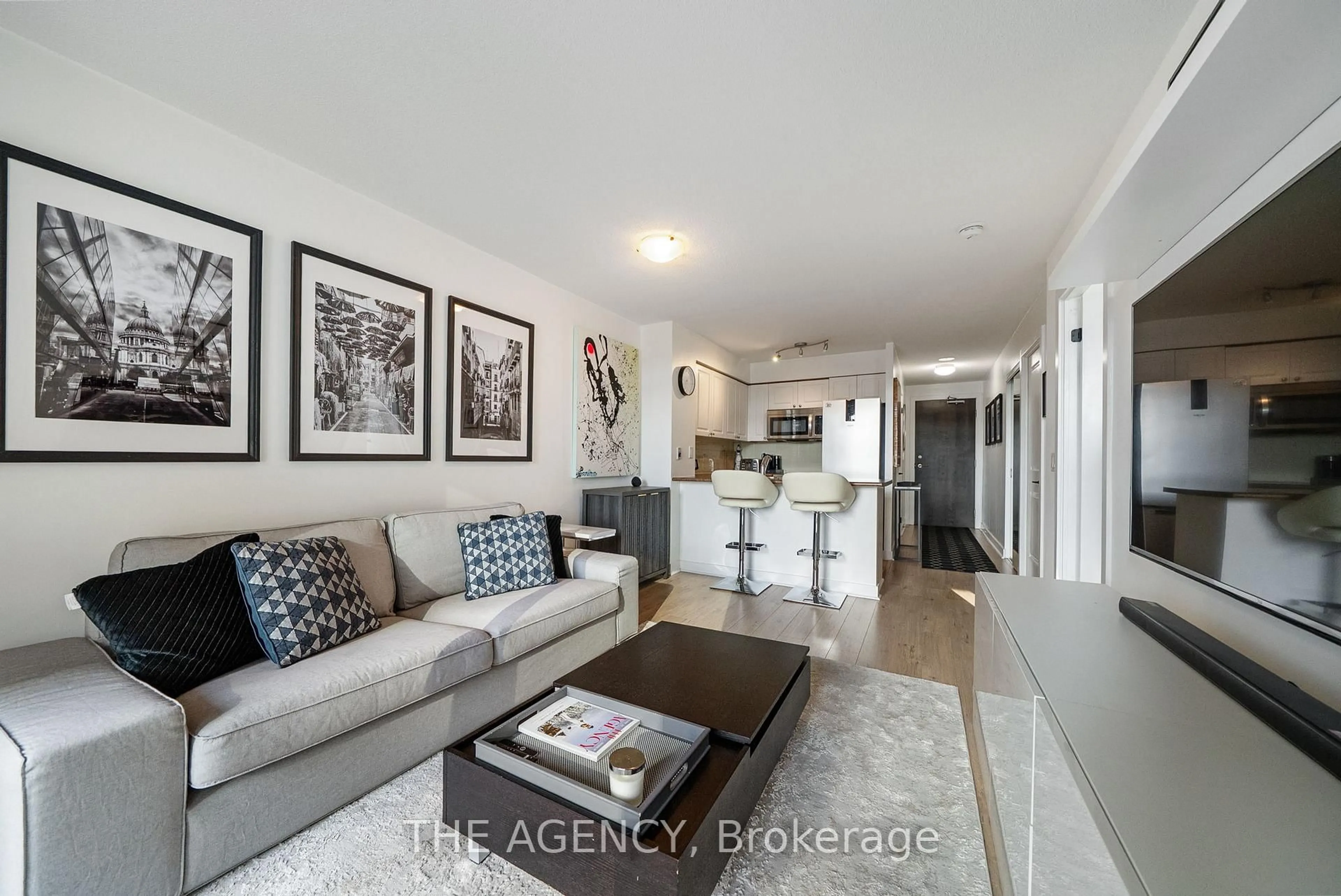 Living room with furniture, unknown for 50 Lynn Williams St #504, Toronto Ontario M6K 3R9