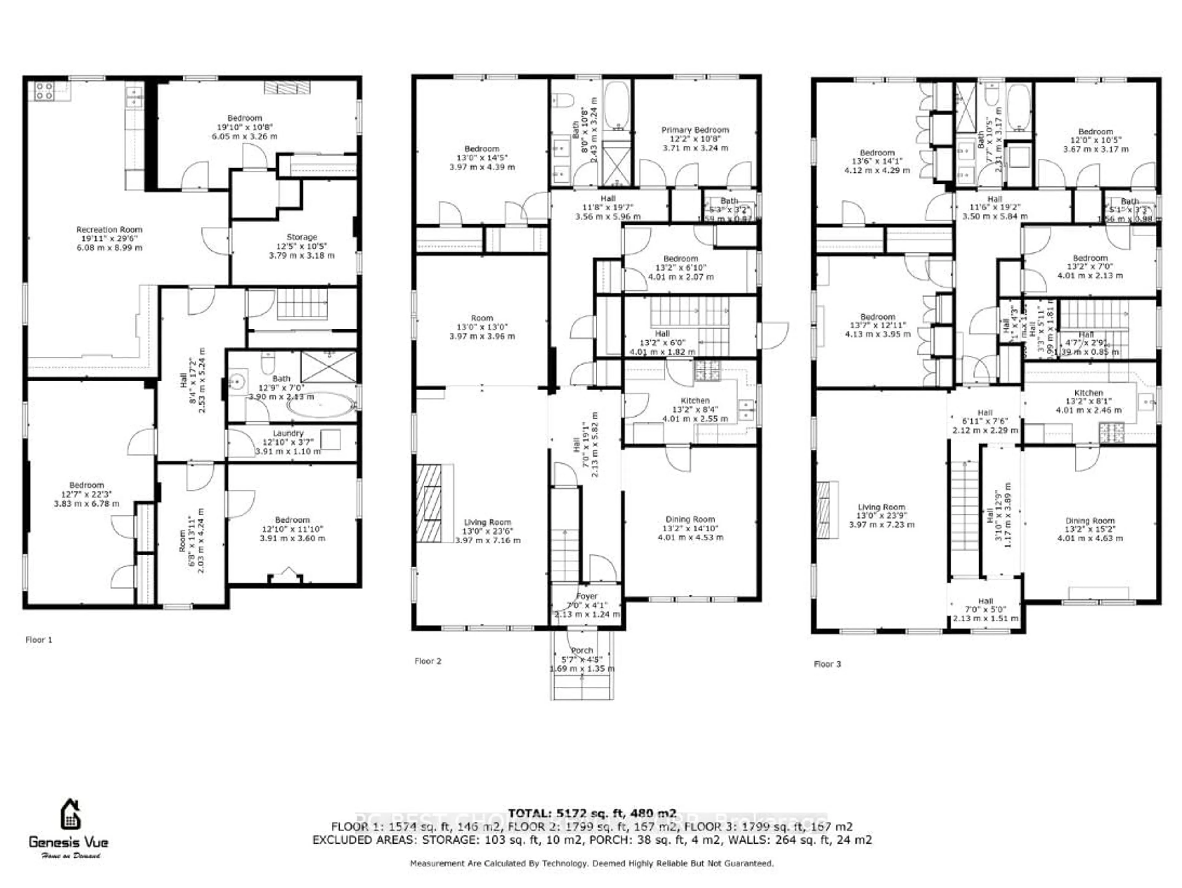 Floor plan for 29 Whitehall Rd, Toronto Ontario M4W 2C5