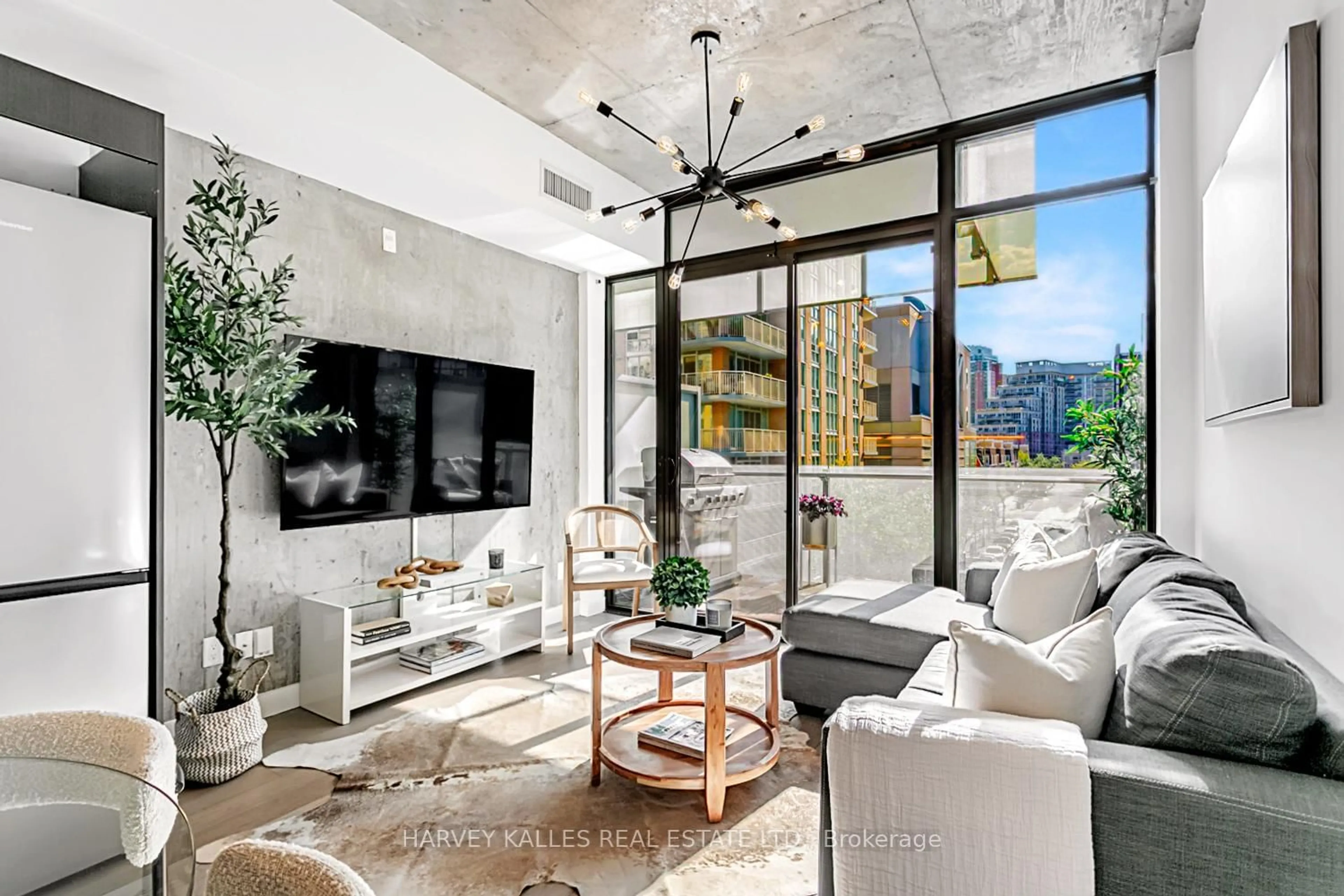 Living room with furniture, unknown for 25 Stafford St #406, Toronto Ontario M5V 0G3