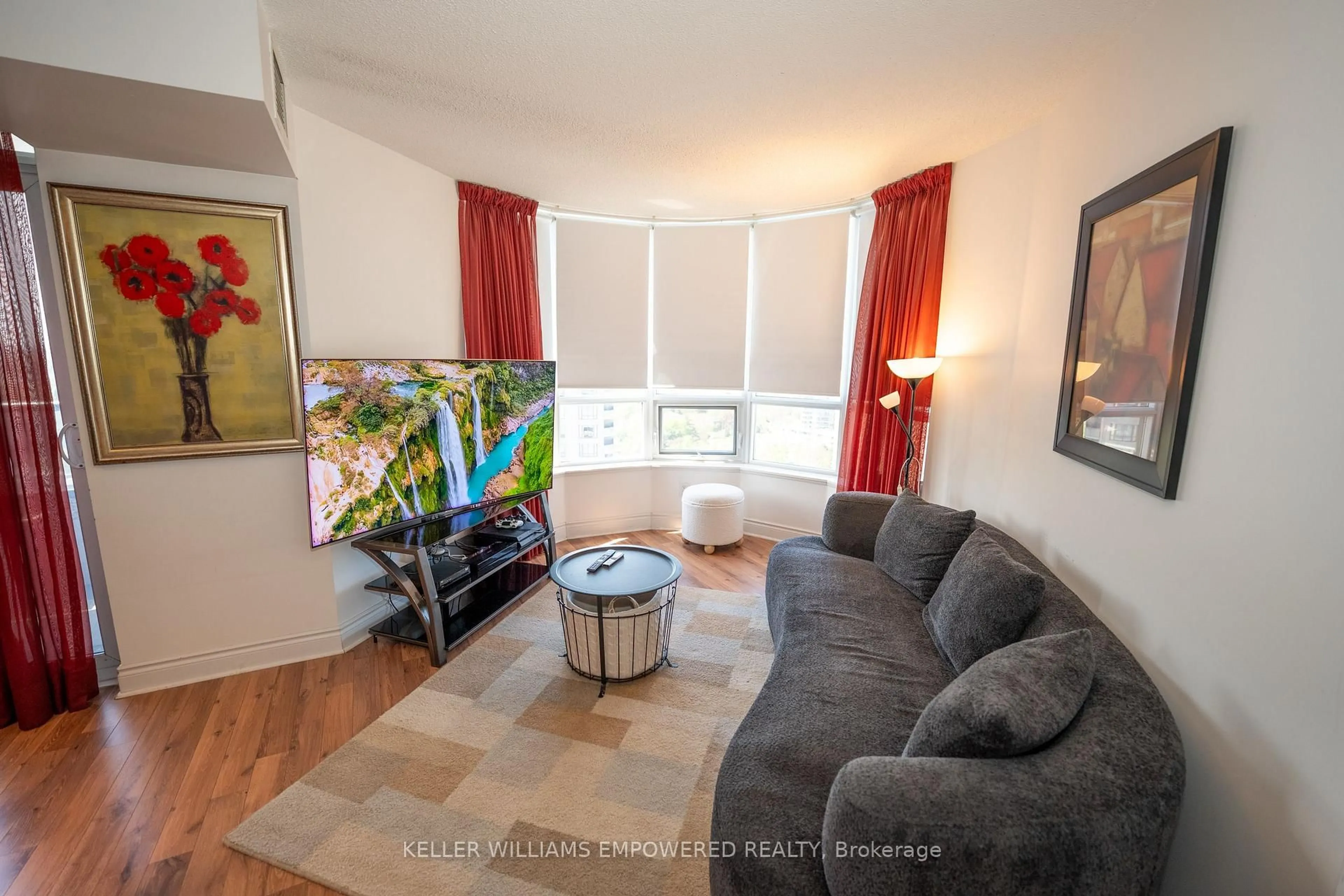 Living room with furniture, unknown for 500 Doris Ave #2029, Toronto Ontario M2N 0C1