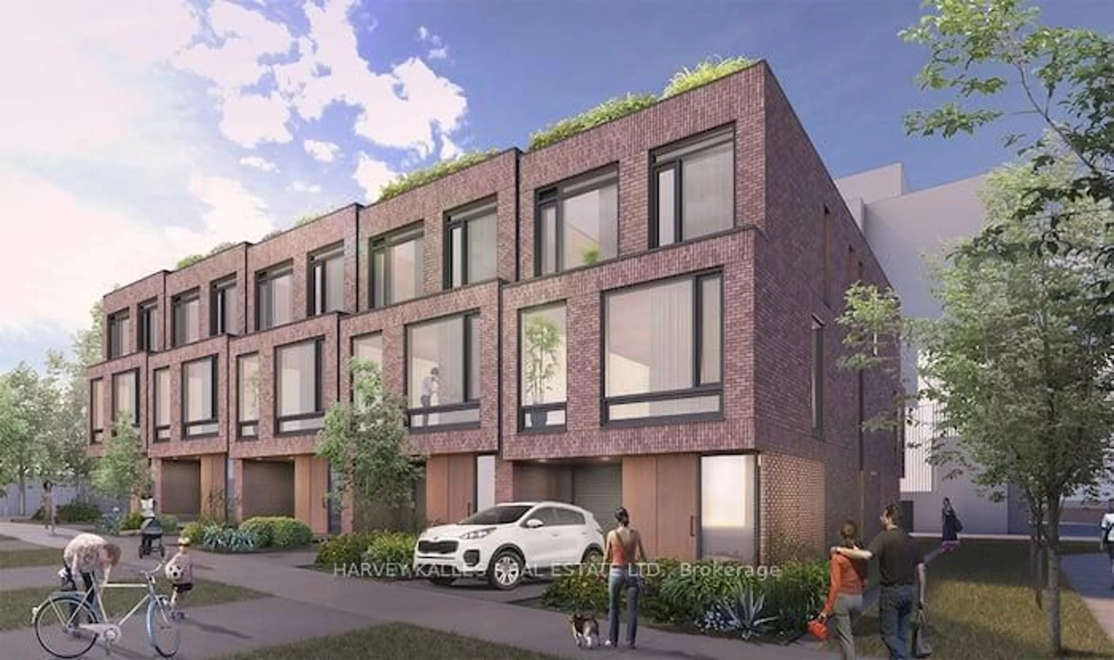 Home with brick exterior material, street for 36 Evergreen Gdns, Toronto Ontario M4G 1C5