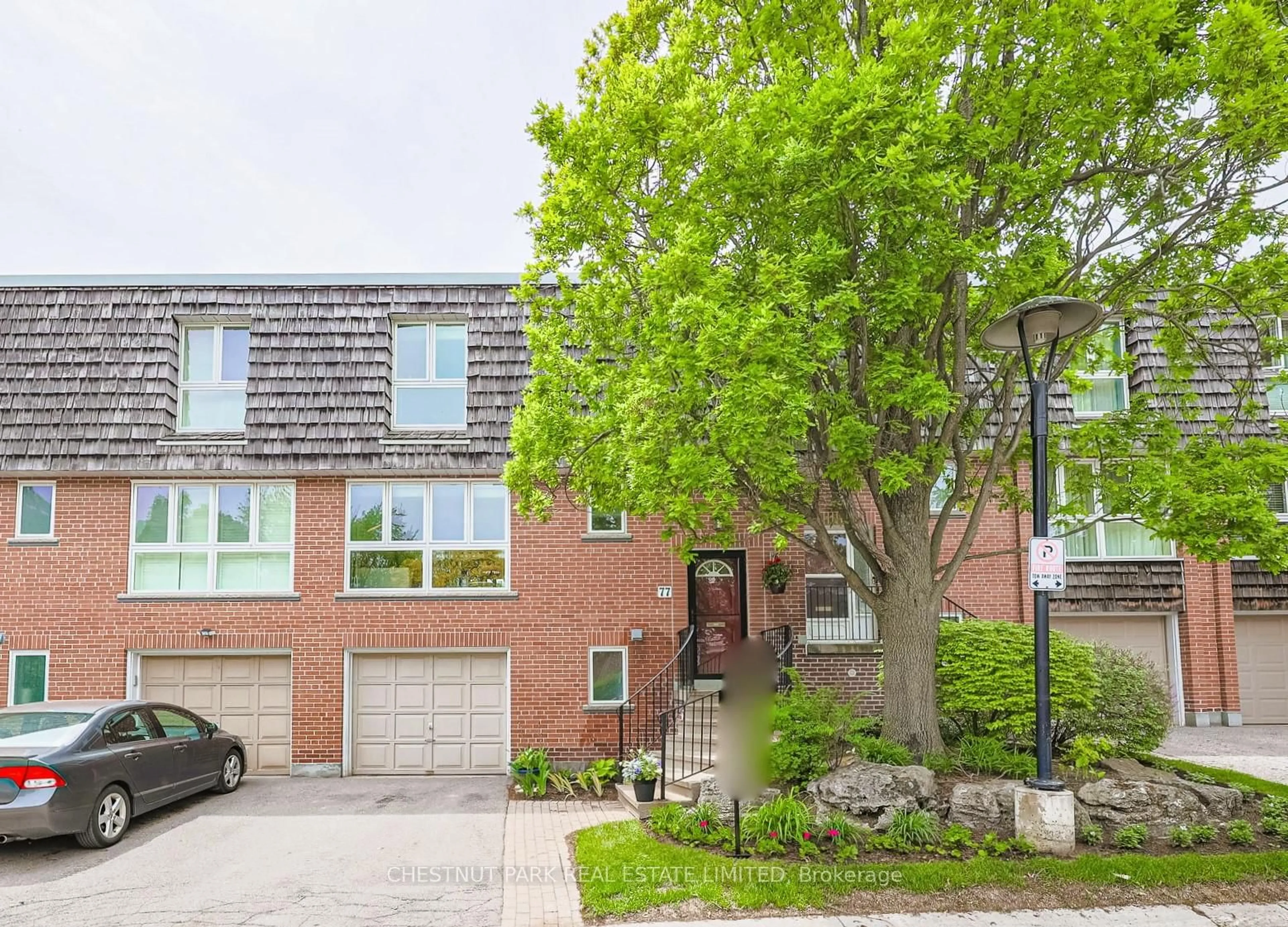 Home with brick exterior material, street for 77 Crimson Millway Way, Toronto Ontario M2L 1T8