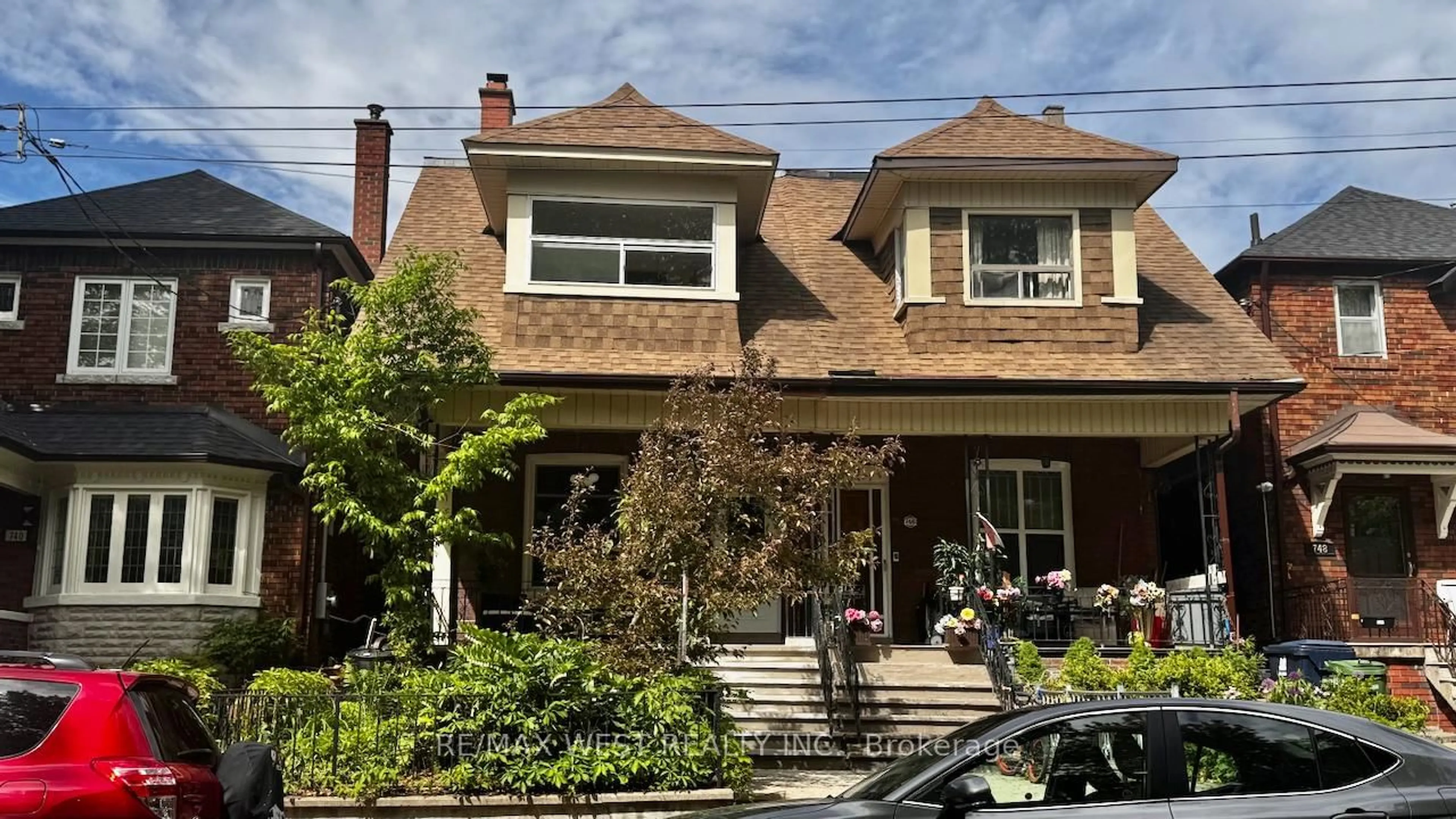 Home with brick exterior material, street for 744 Manning Ave, Toronto Ontario M6G 2W4