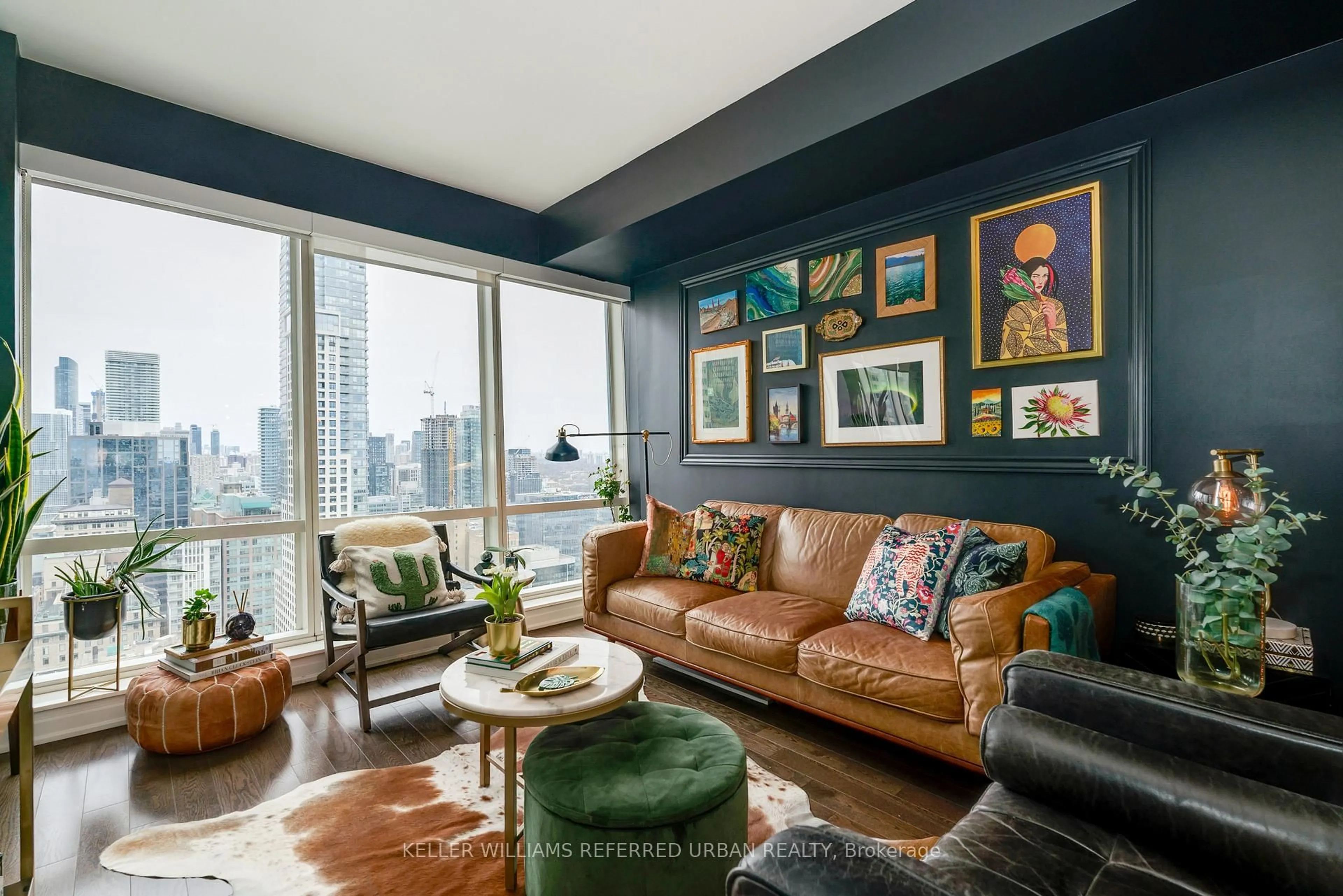 Living room with furniture, unknown for 8 The Esplanade N/A #3607, Toronto Ontario M5E 0A6