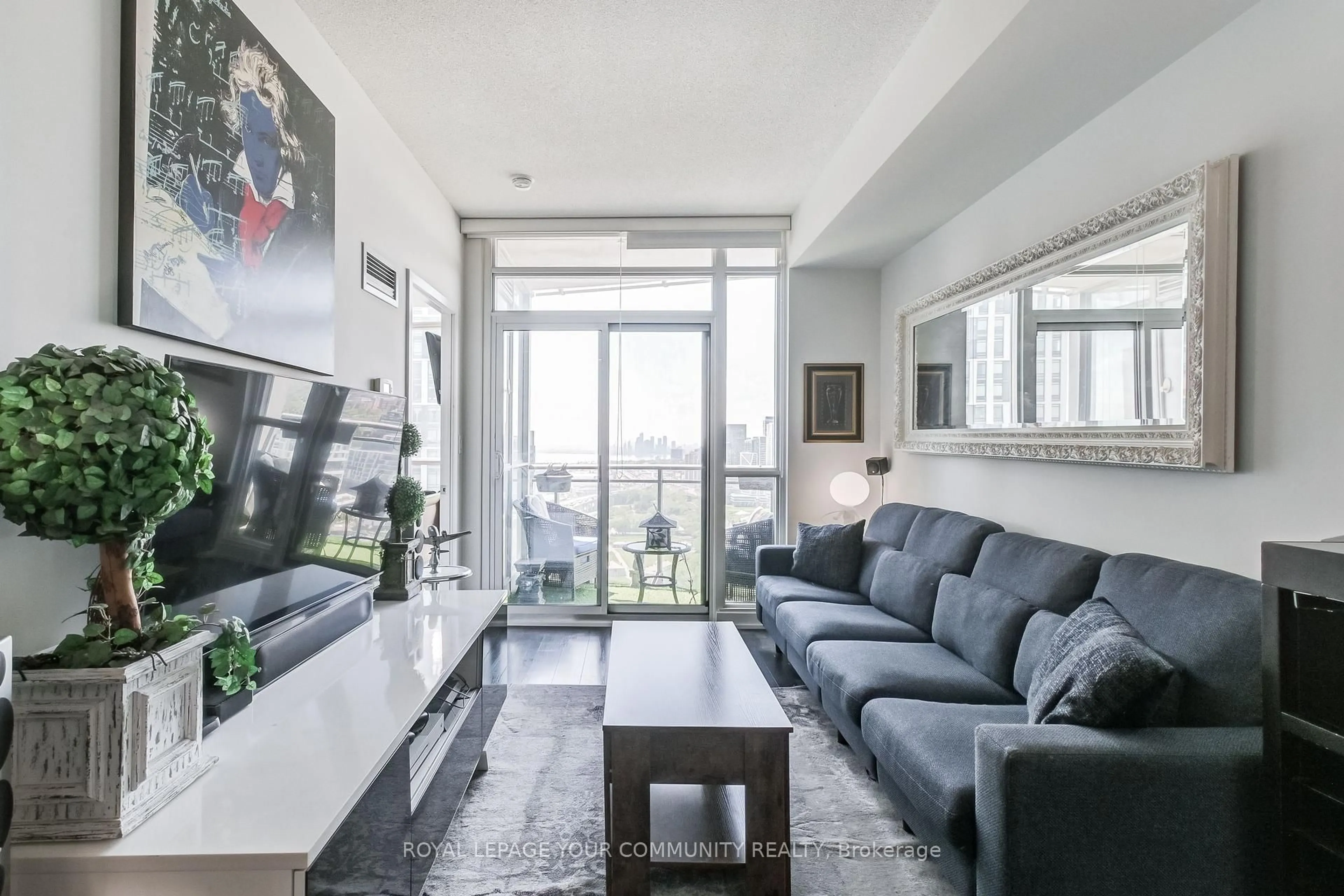 Living room with furniture, unknown for 21 Iceboat Terr #3611, Toronto Ontario M5V 4A5