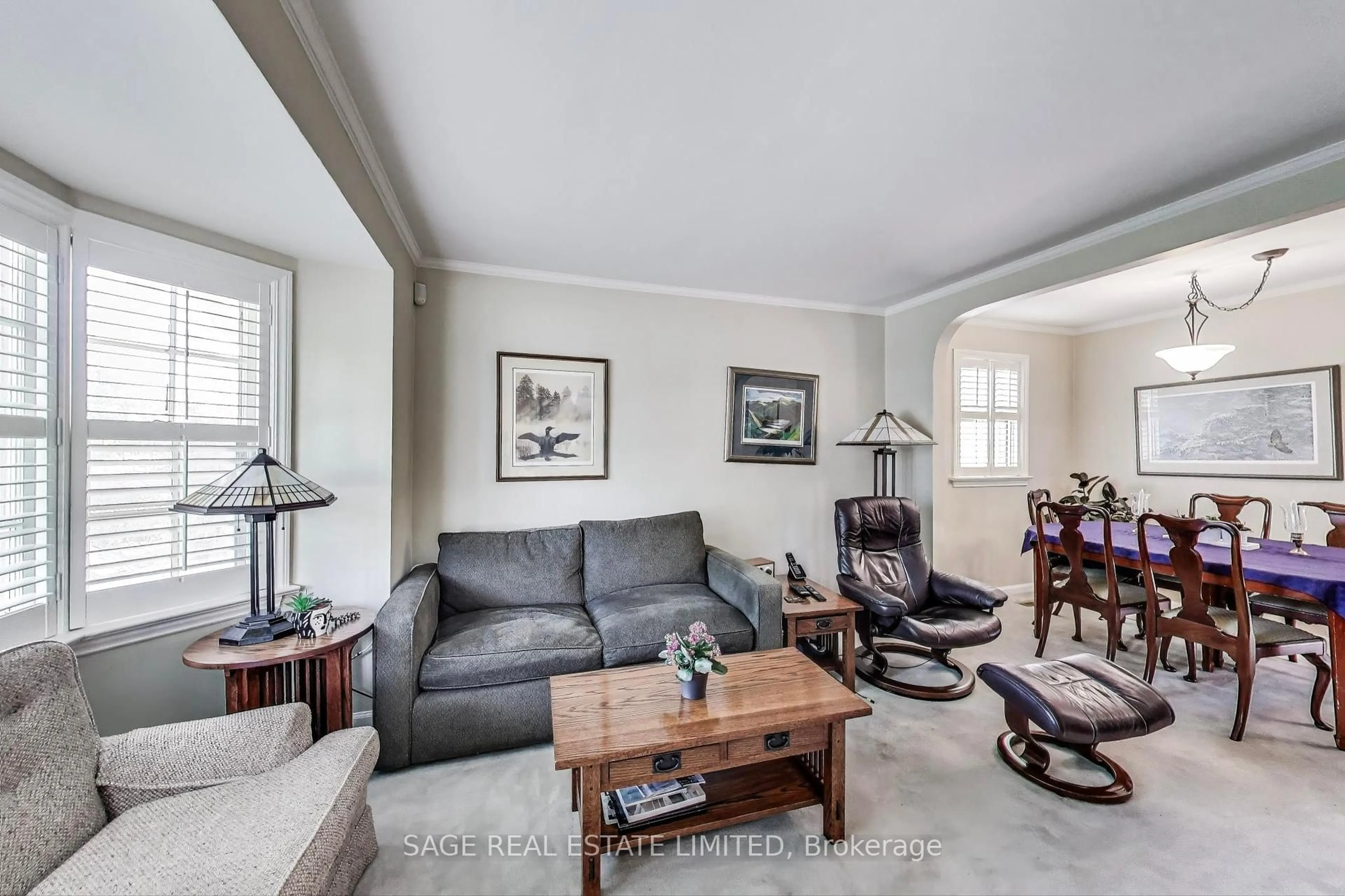 Living room with furniture, unknown for 109 Parklea Dr, Toronto Ontario M4G 2J9