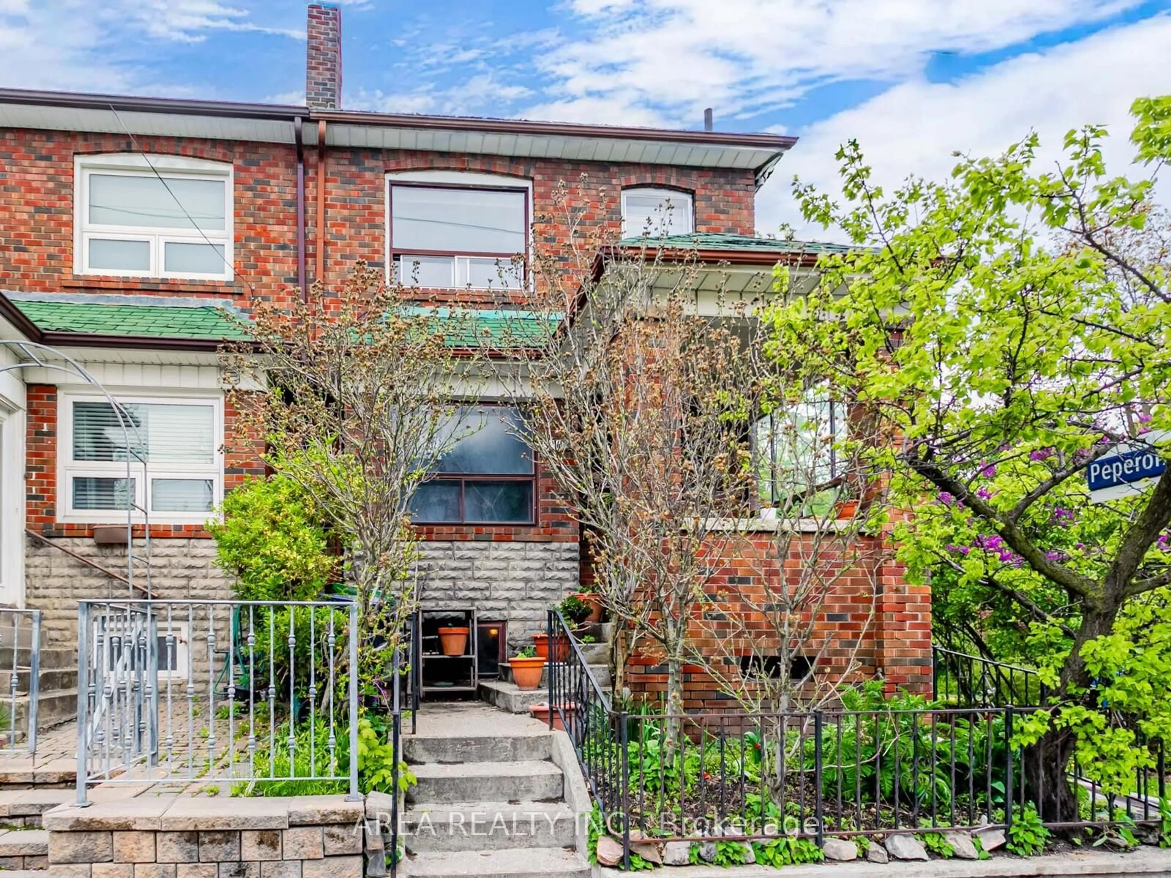 Home with brick exterior material, street for 326A Harbord St, Toronto Ontario M6G 1H2