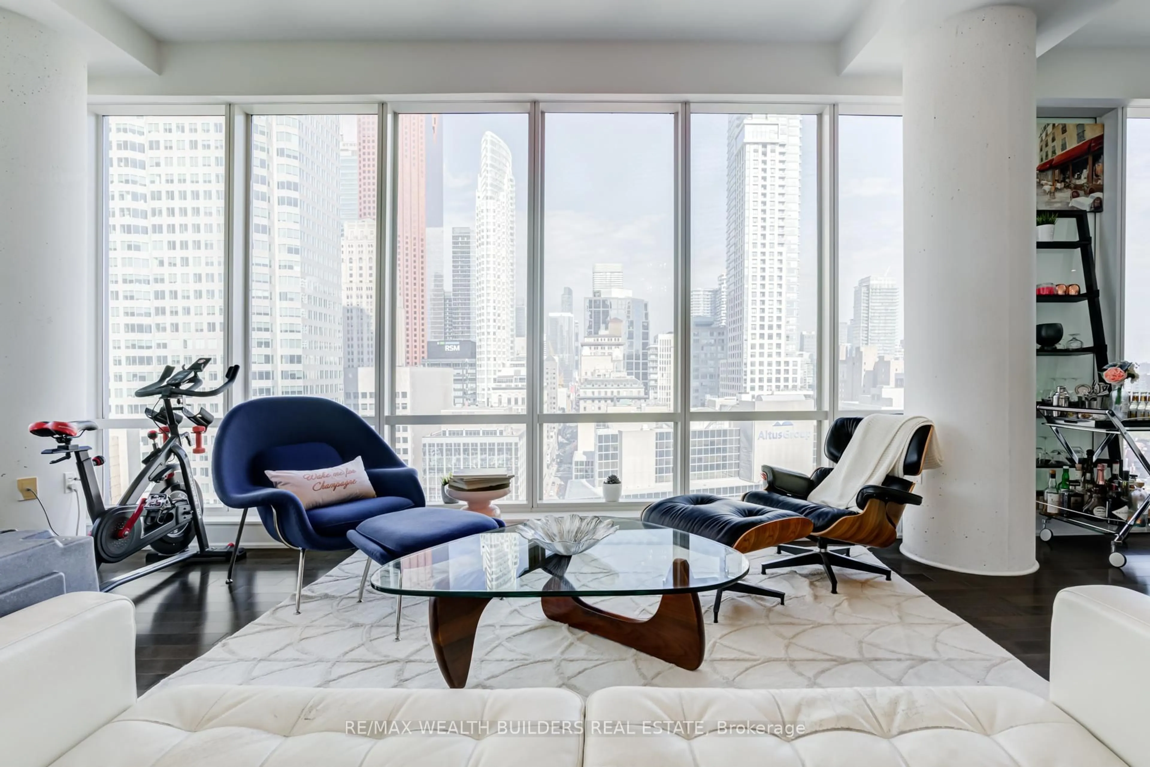 Living room with furniture, unknown for 8 The Esplanade N/A #2105, Toronto Ontario M5E 0A6